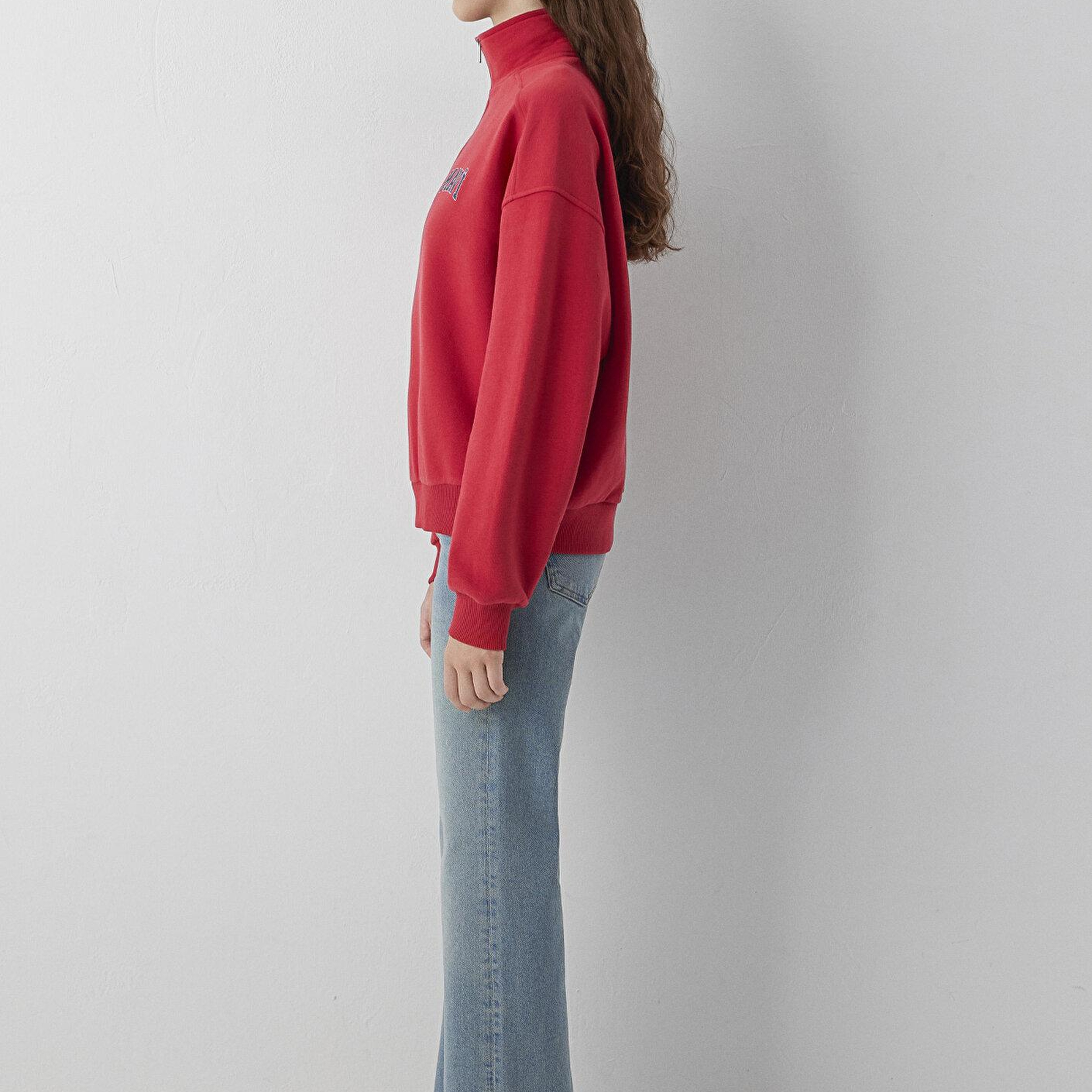 Mavi Kırmızı Sweatshirt 1S10373-88631