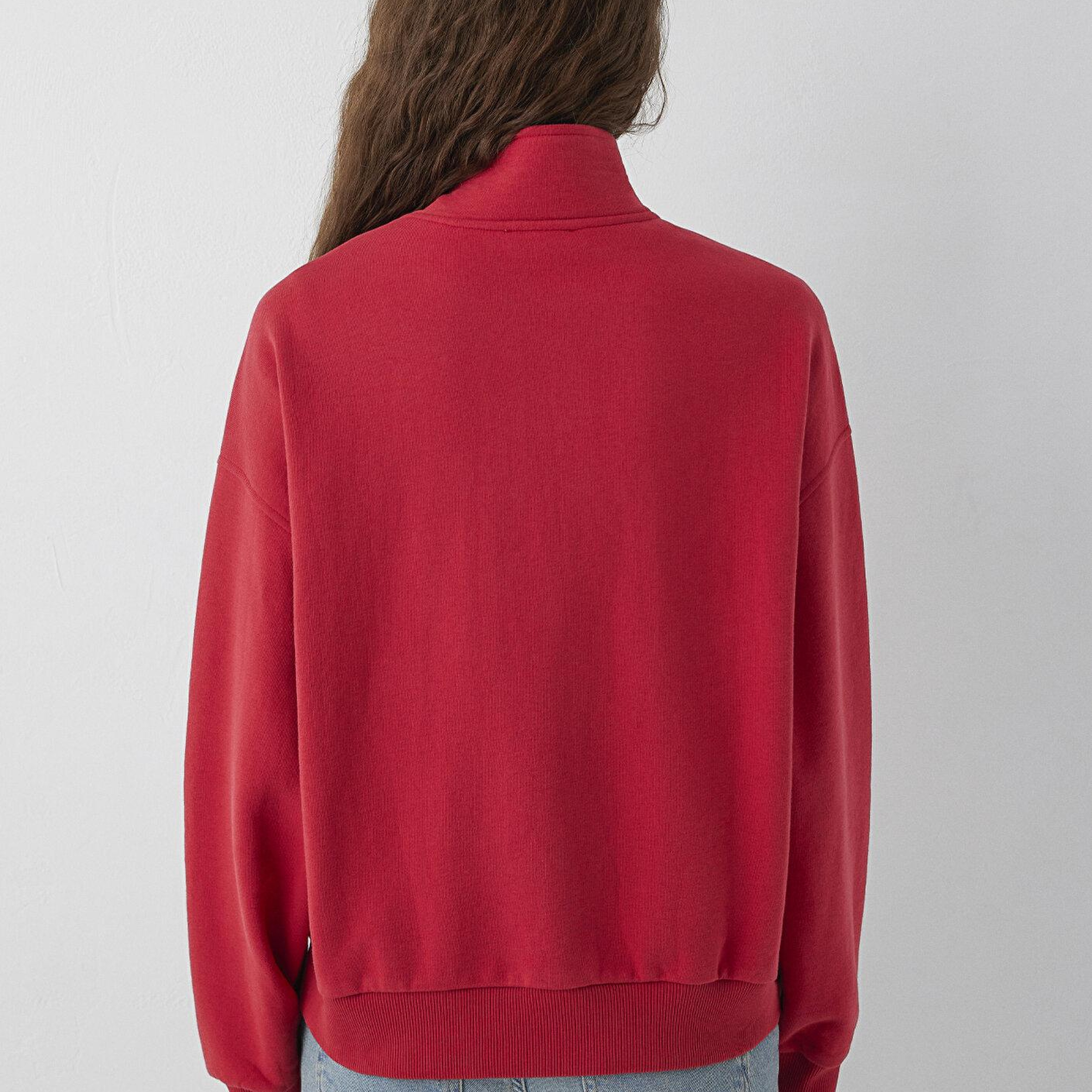 Mavi Kırmızı Sweatshirt 1S10373-88631