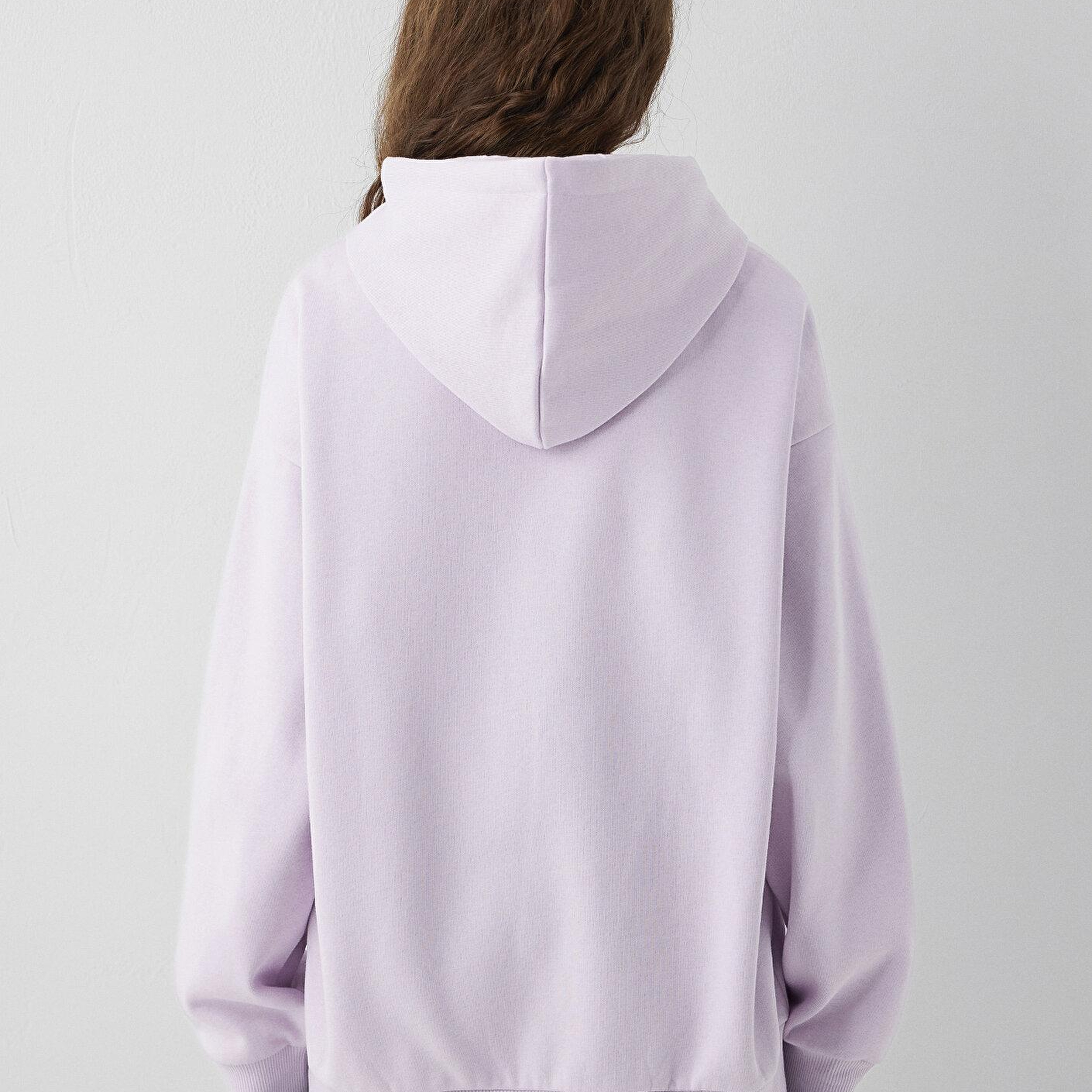 Mavi Mavi Logo Baskılı Kapüşonlu Lila Sweatshirt 1600361-70512