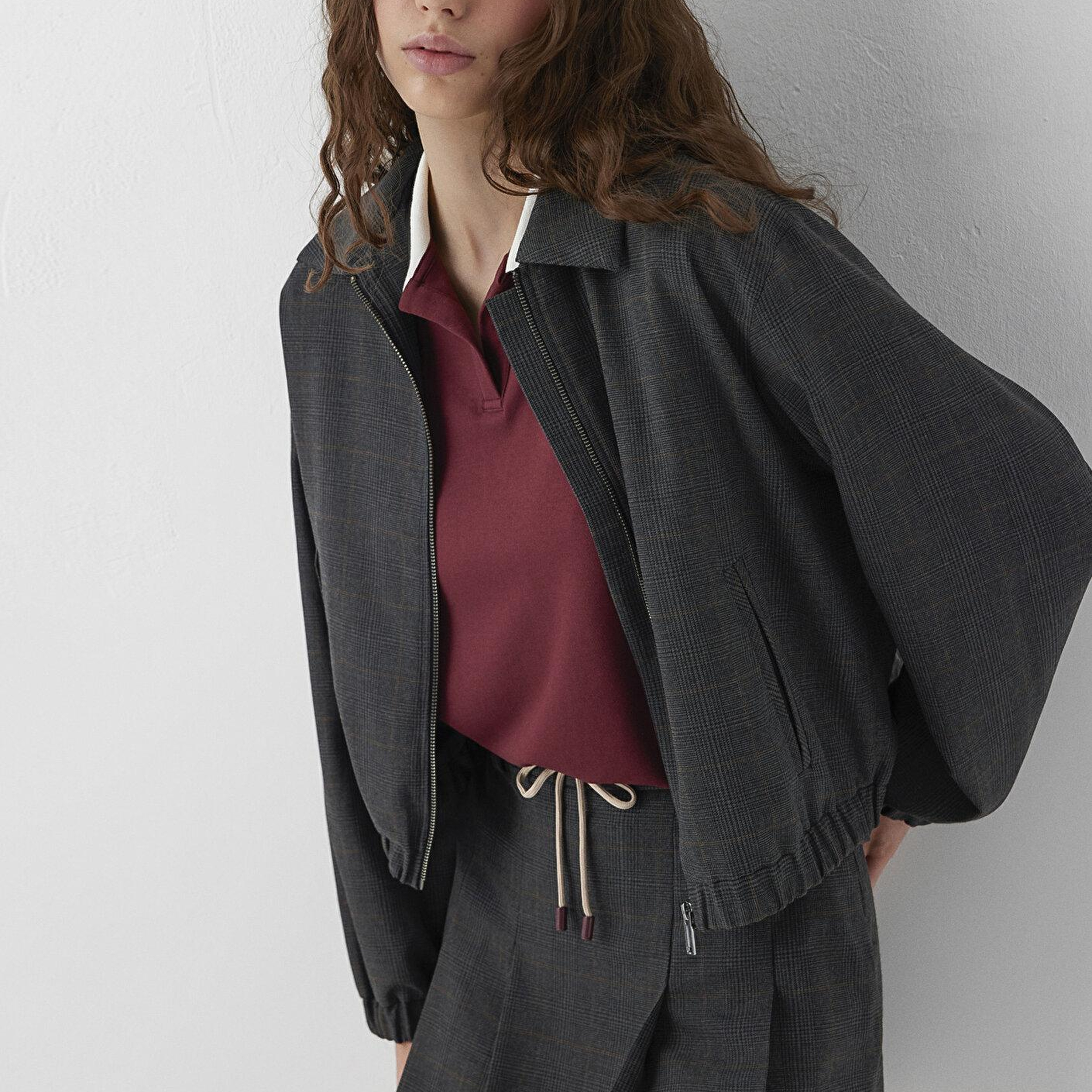Mavi Siyah Ceket Oversize / Geniş Kesim 1110892-91419