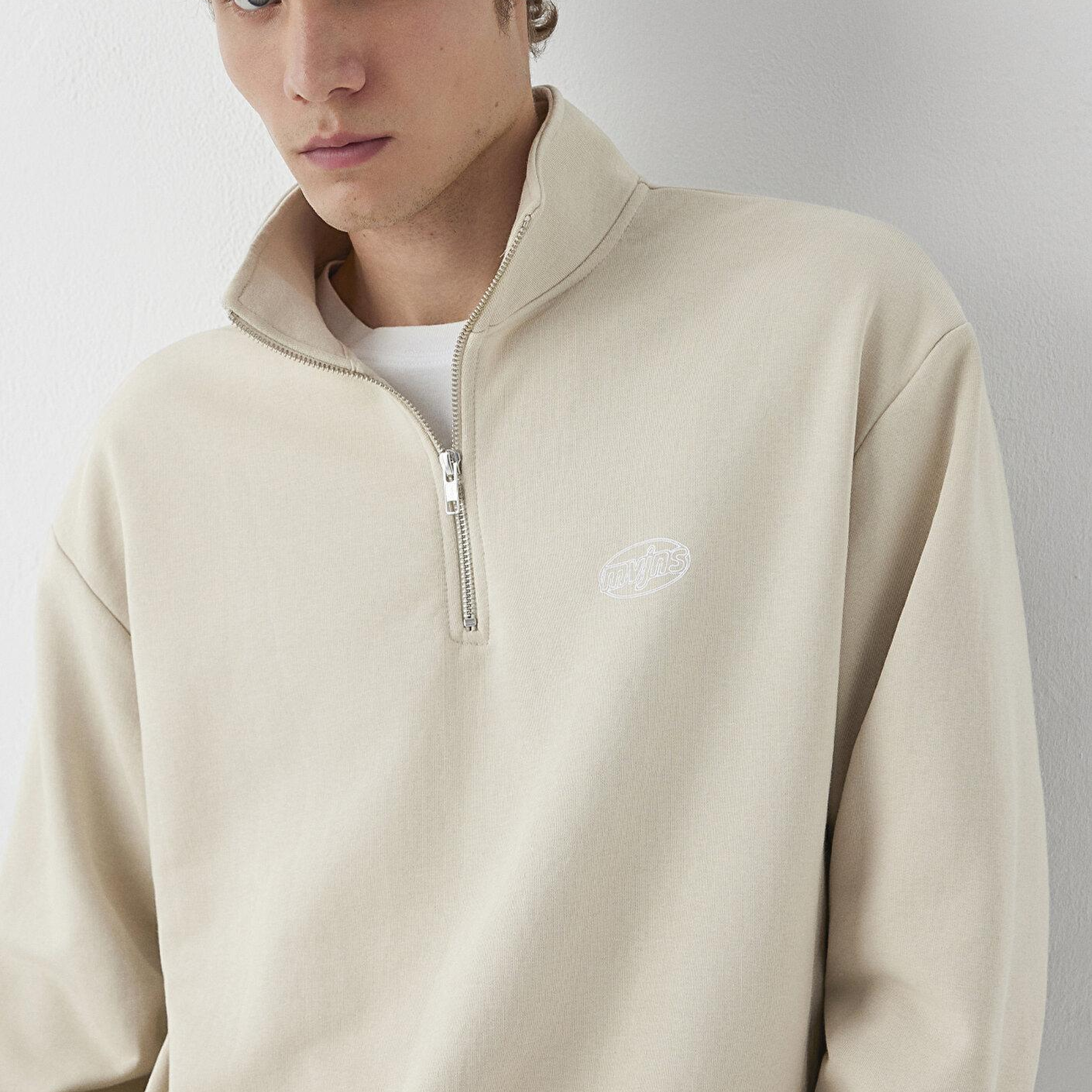 Mavi MVJNS Bisiklet Yaka Bej Sweatshirt 0S10675-70144