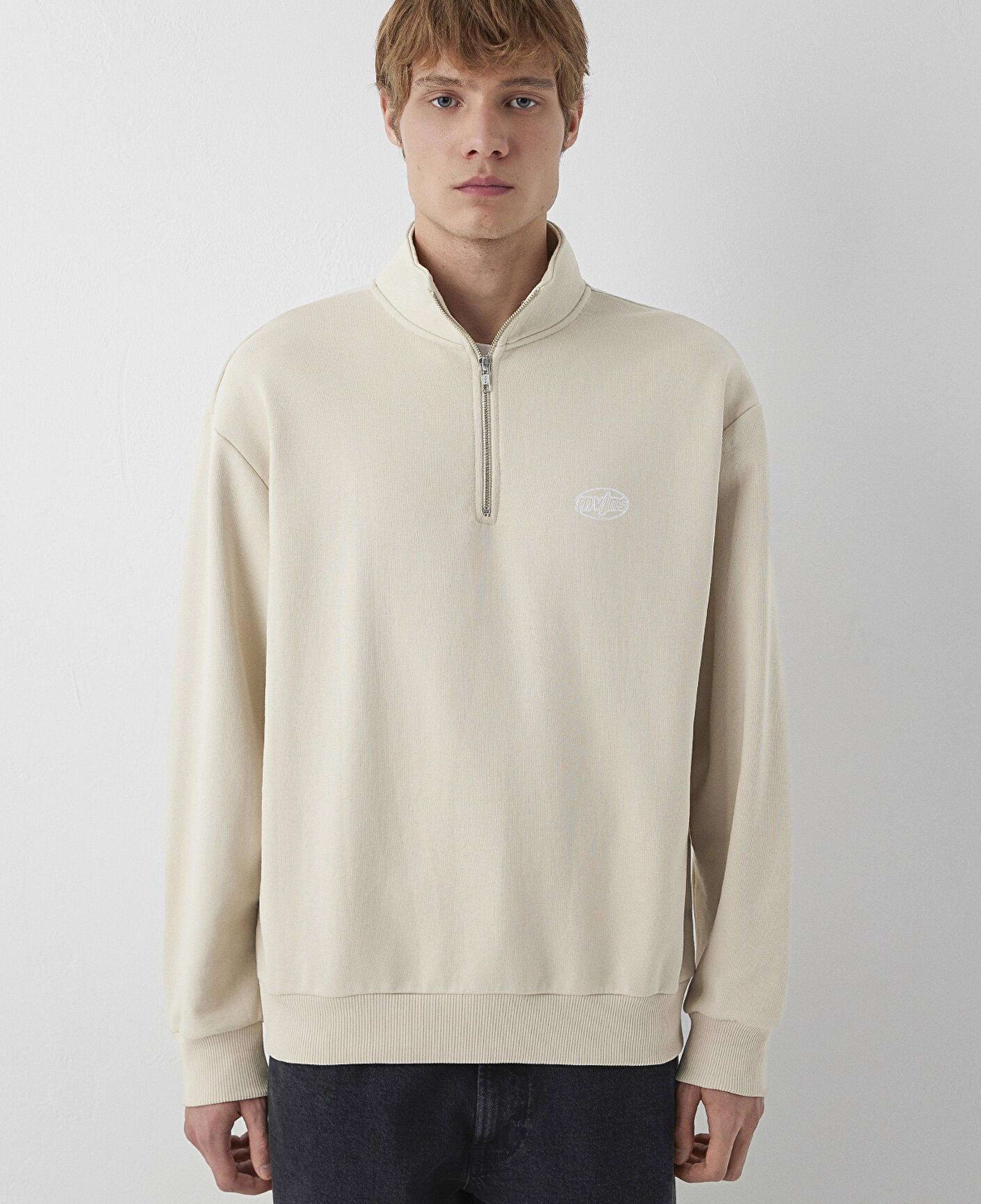 Mavi MVJNS Bisiklet Yaka Bej Sweatshirt 0S10675-70144