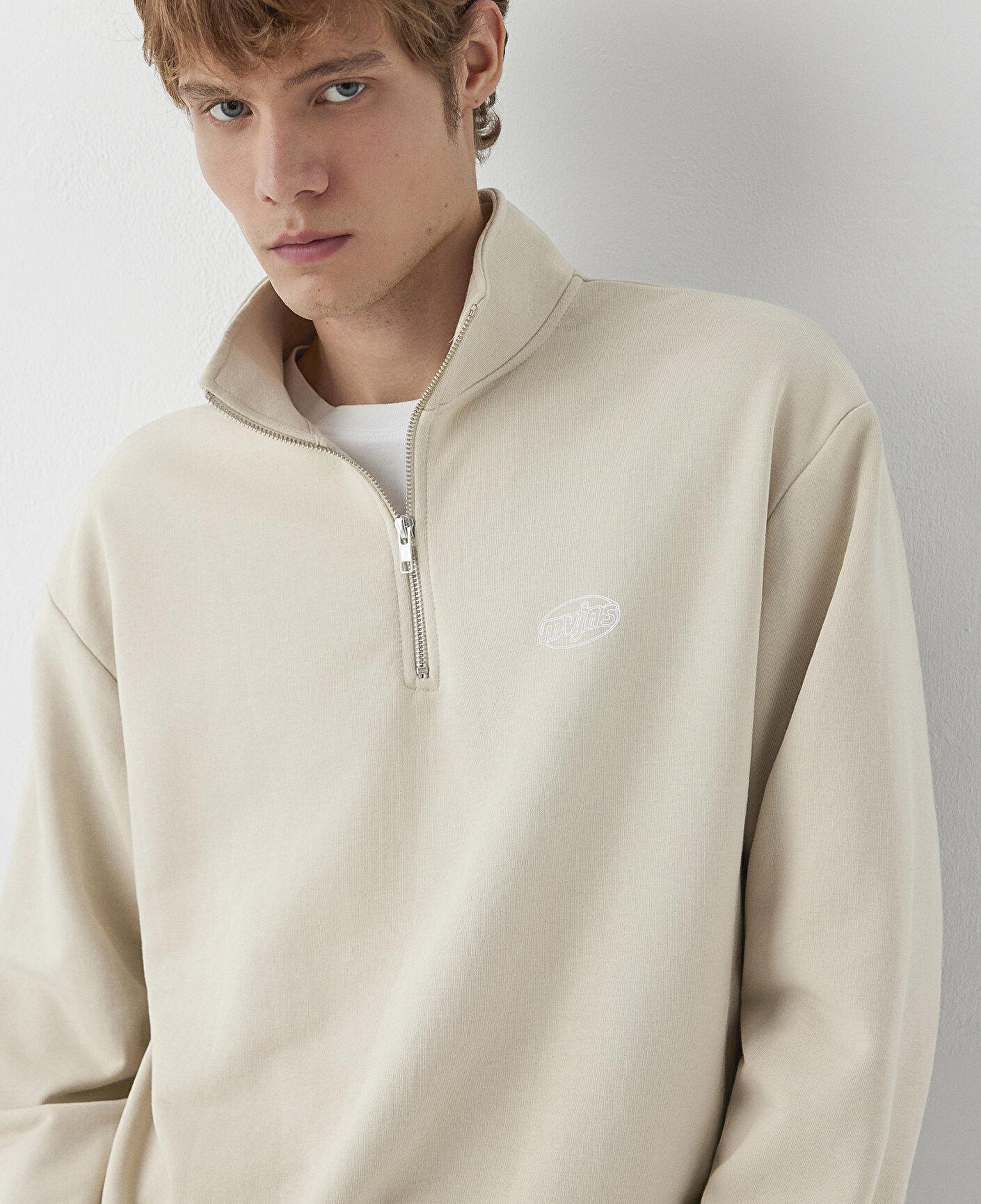 Mavi MVJNS Bisiklet Yaka Bej Sweatshirt 0S10675-70144