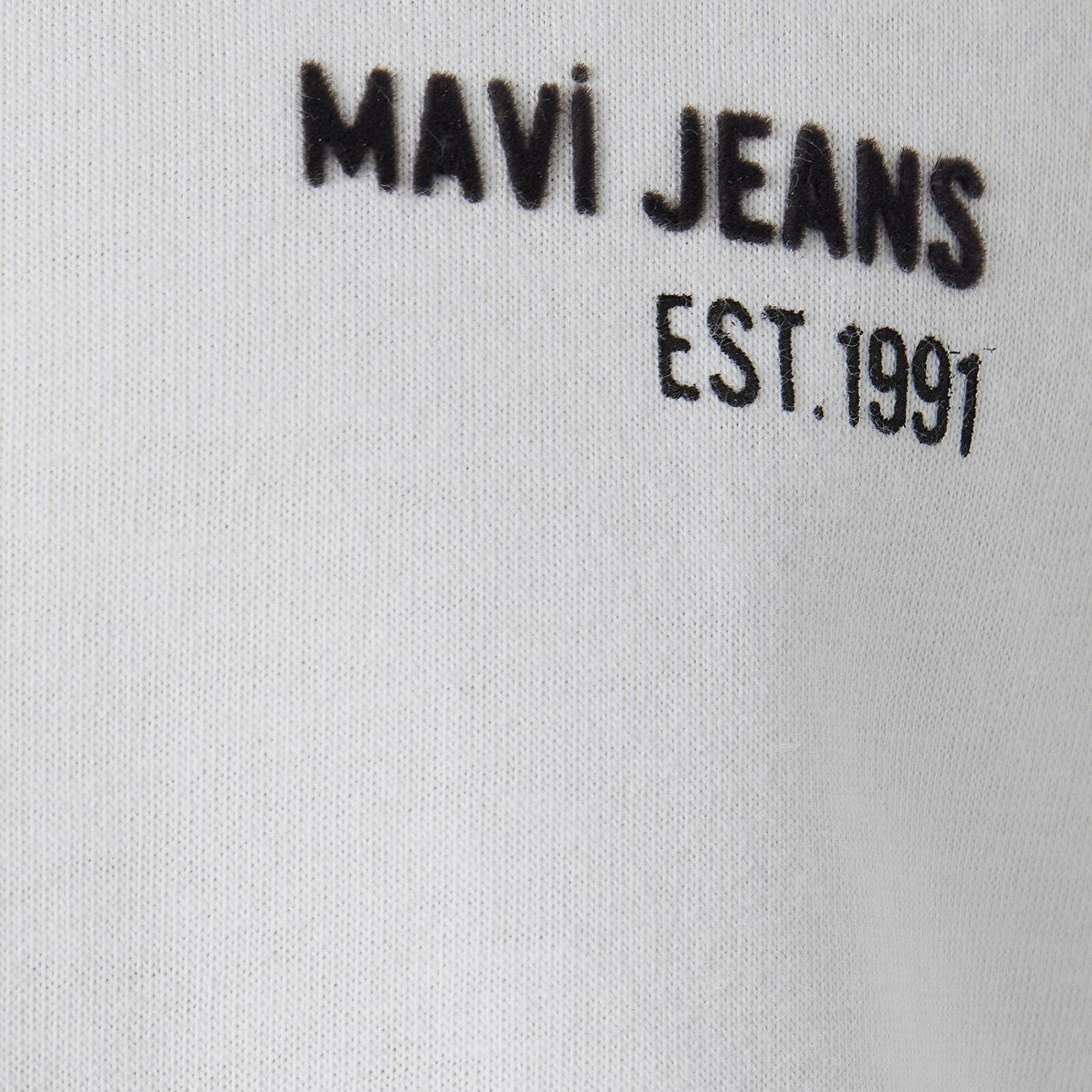 Mavi Mavi Jeans Baskılı Ekru Tişört Oversize / Geniş Kesim 0613676-70057