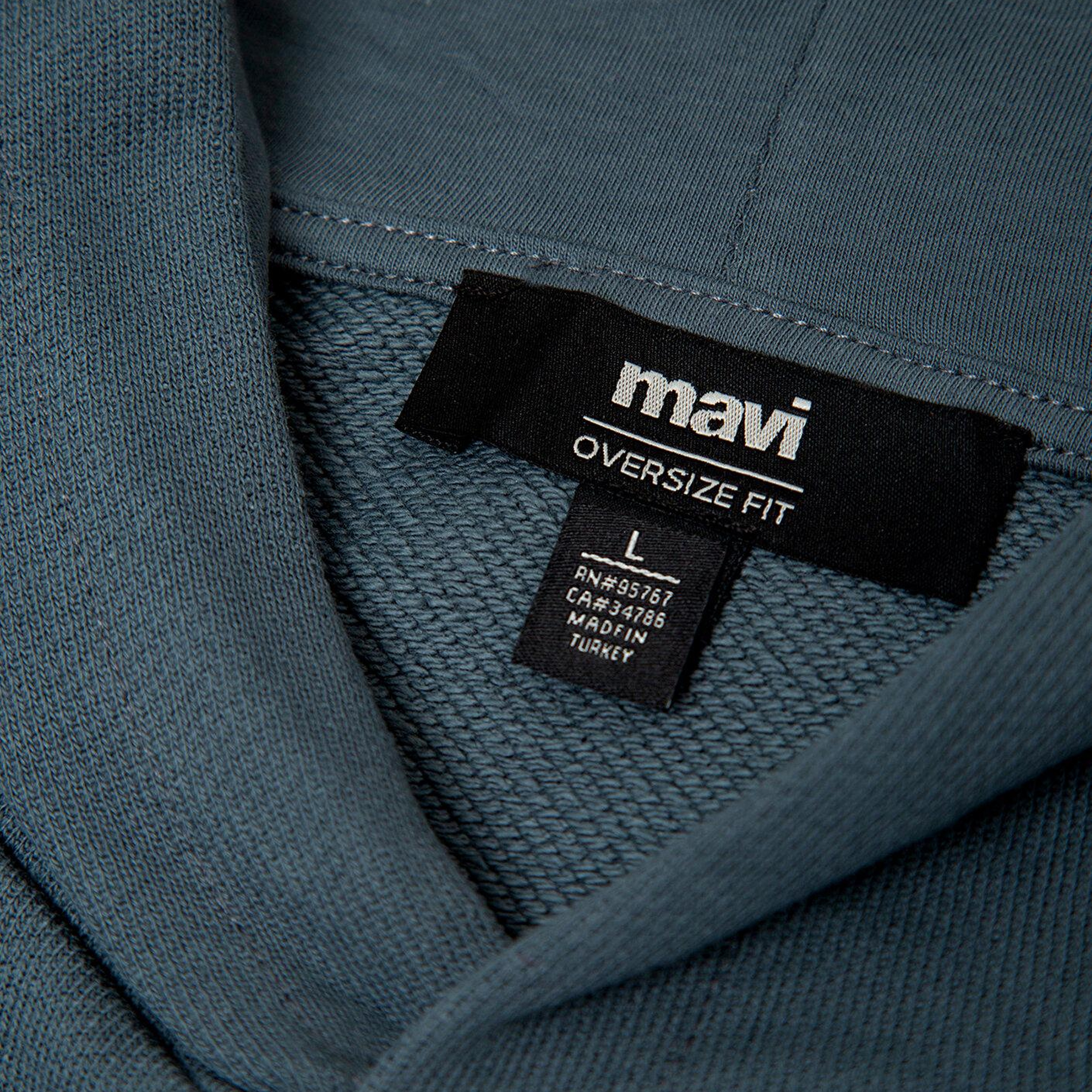 Mavi Mavi Jeans Kapüşonlu Lacivert Sweatshirt 0S10676-80776