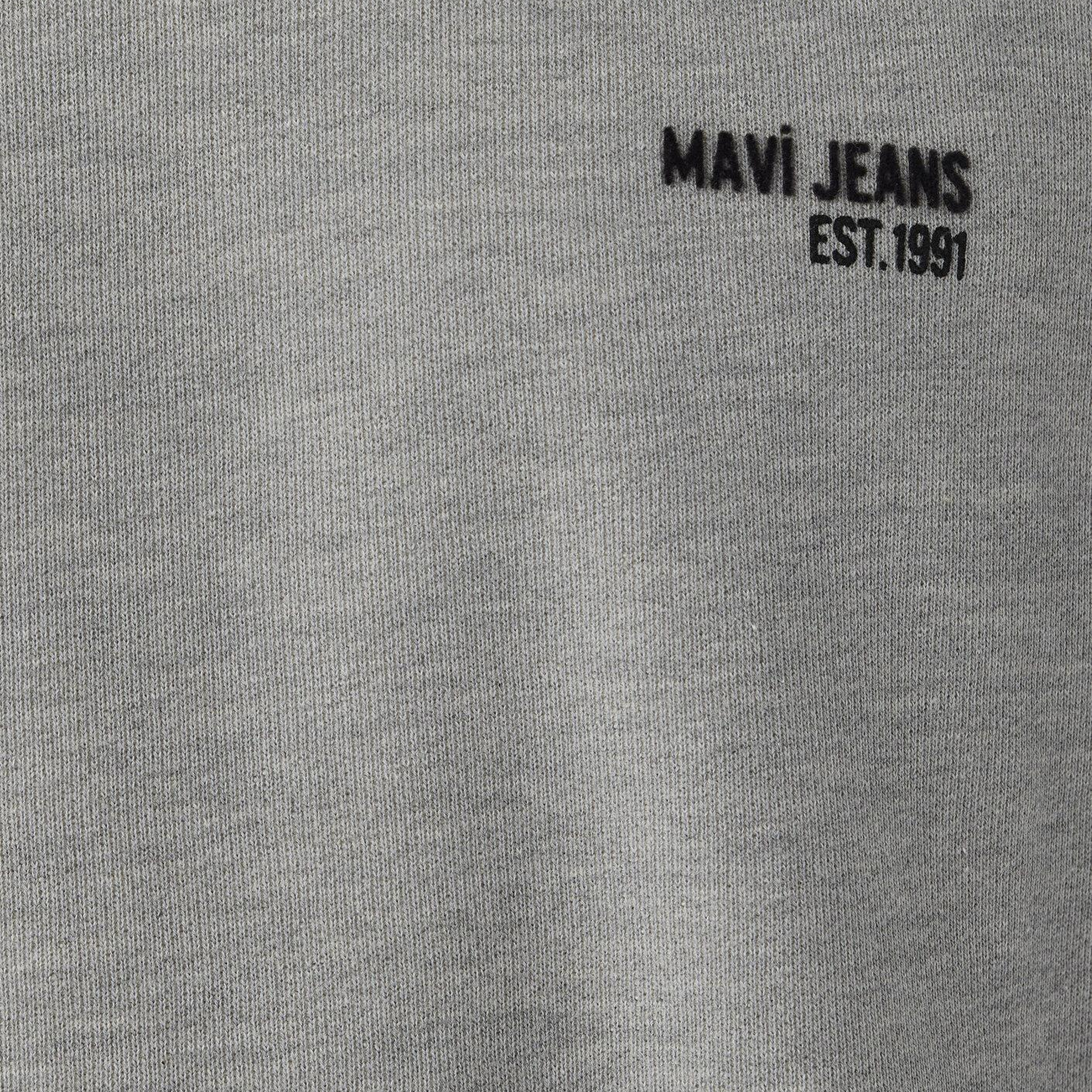Mavi Mavi Jeans Baskılı Gri Sweatshirt 0S10677-80196