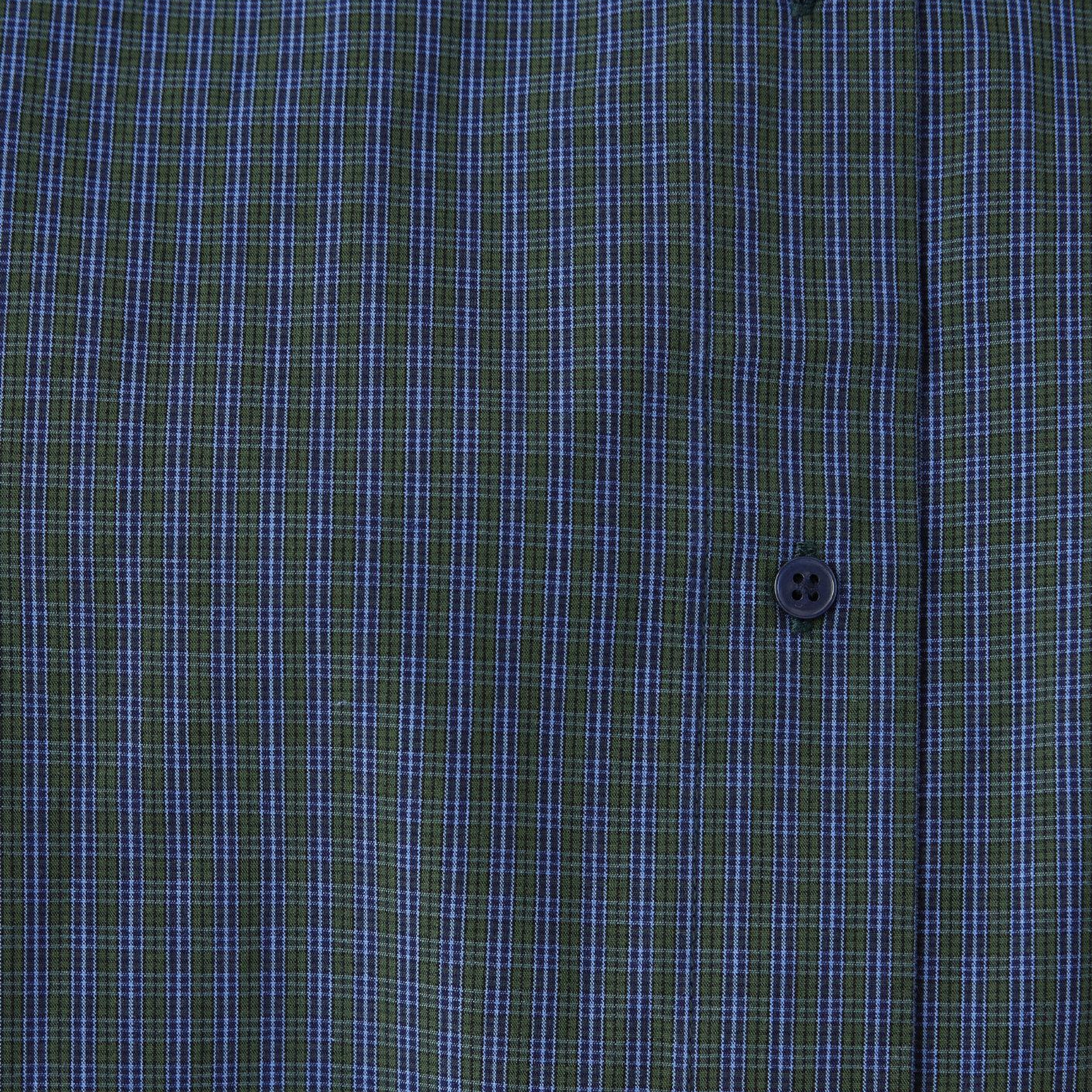 Mavi Kareli Gömlek Loose Fit / Bol Rahat Kesim 1211401-A6878