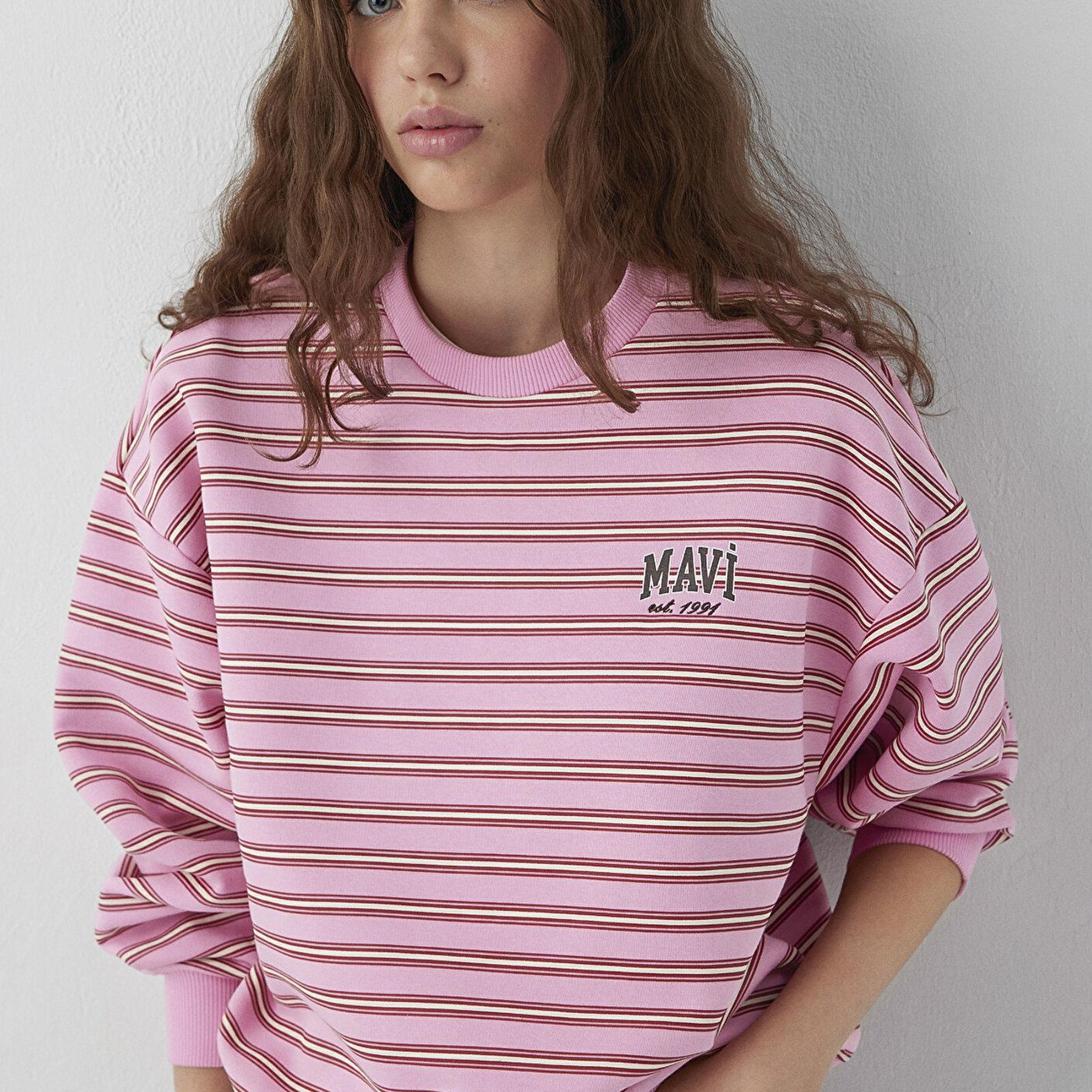 Mavi Pembe Sweatshirt 1S20092-91734