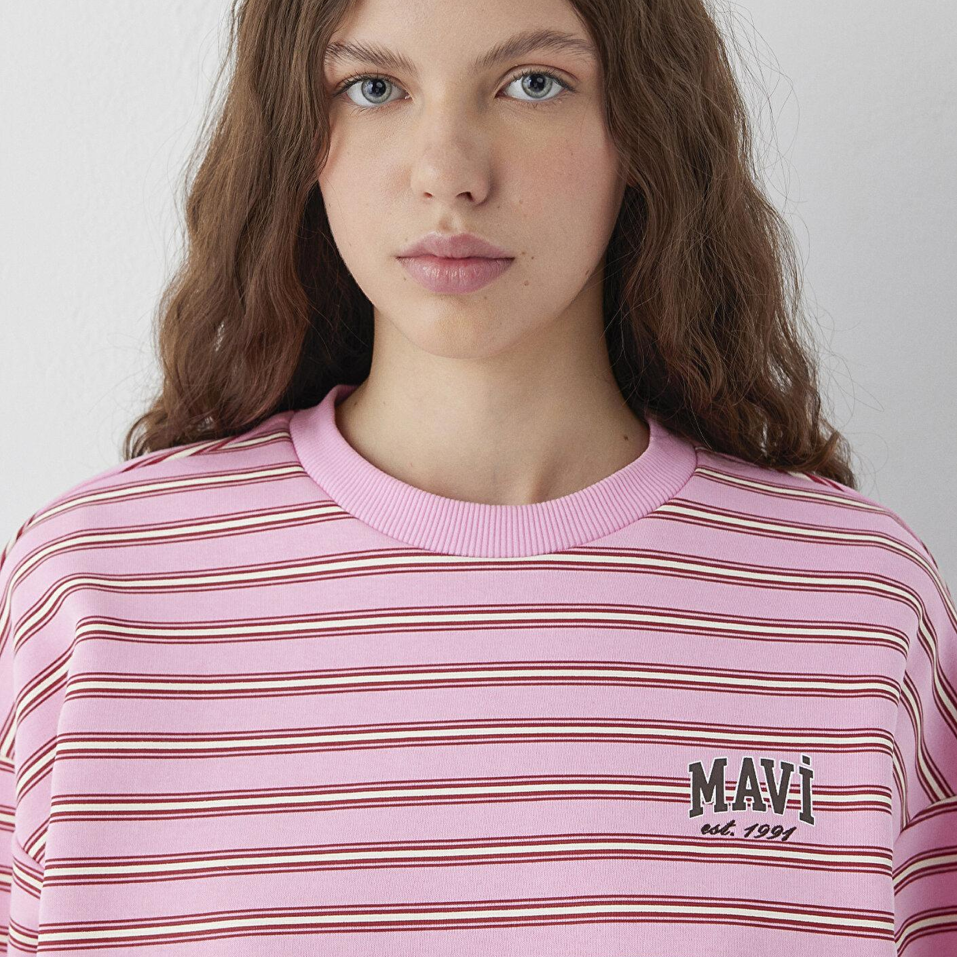 Mavi Pembe Sweatshirt 1S20092-91734