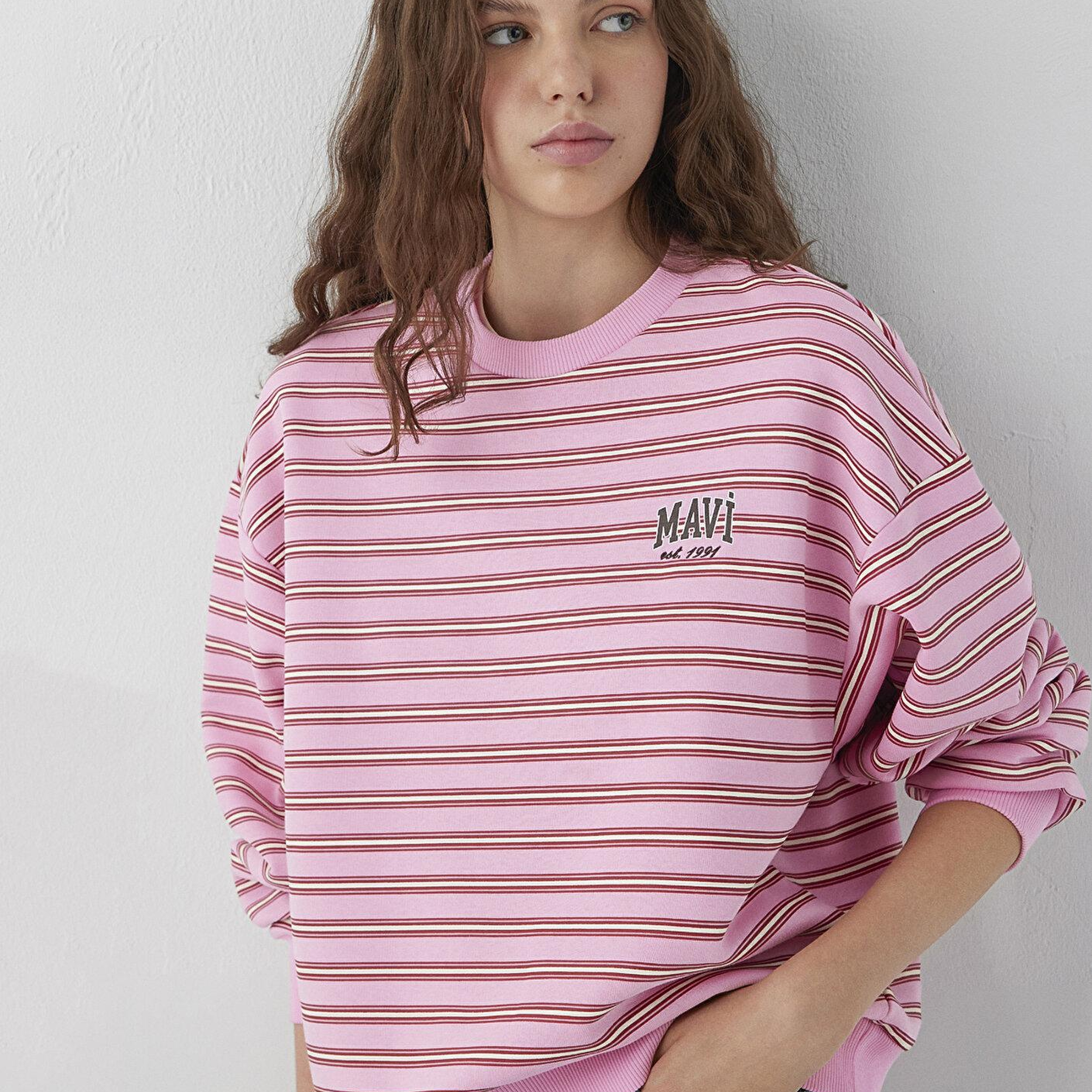 Mavi Pembe Sweatshirt 1S20092-91734