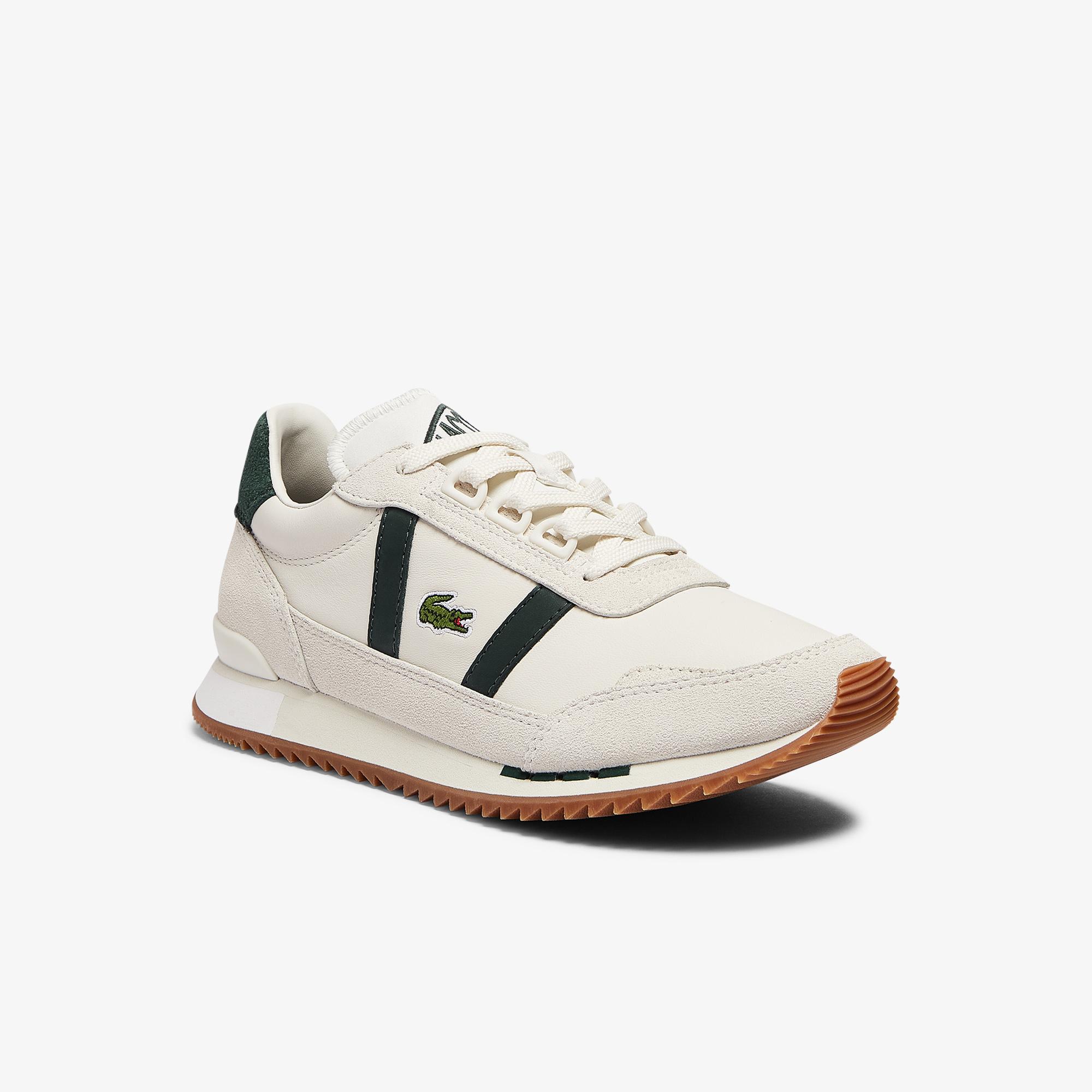 Lacoste Partner Retro 0721 1 Sfa Kadın Beyaz - Koyu Yeşil Spor Ayakkabı