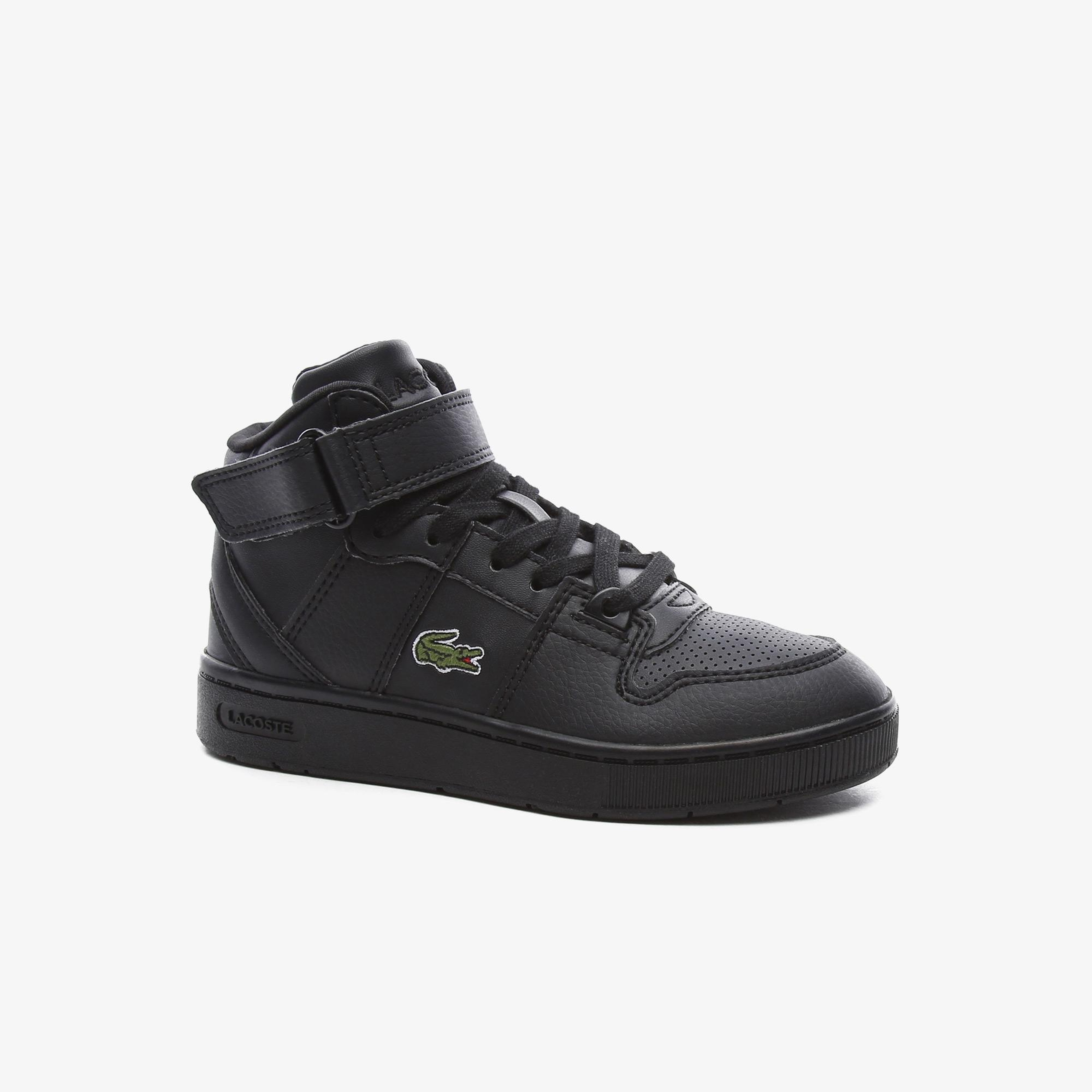 Lacoste Tramline Mid 0120 1 Suc Çocuk Siyah Sneaker