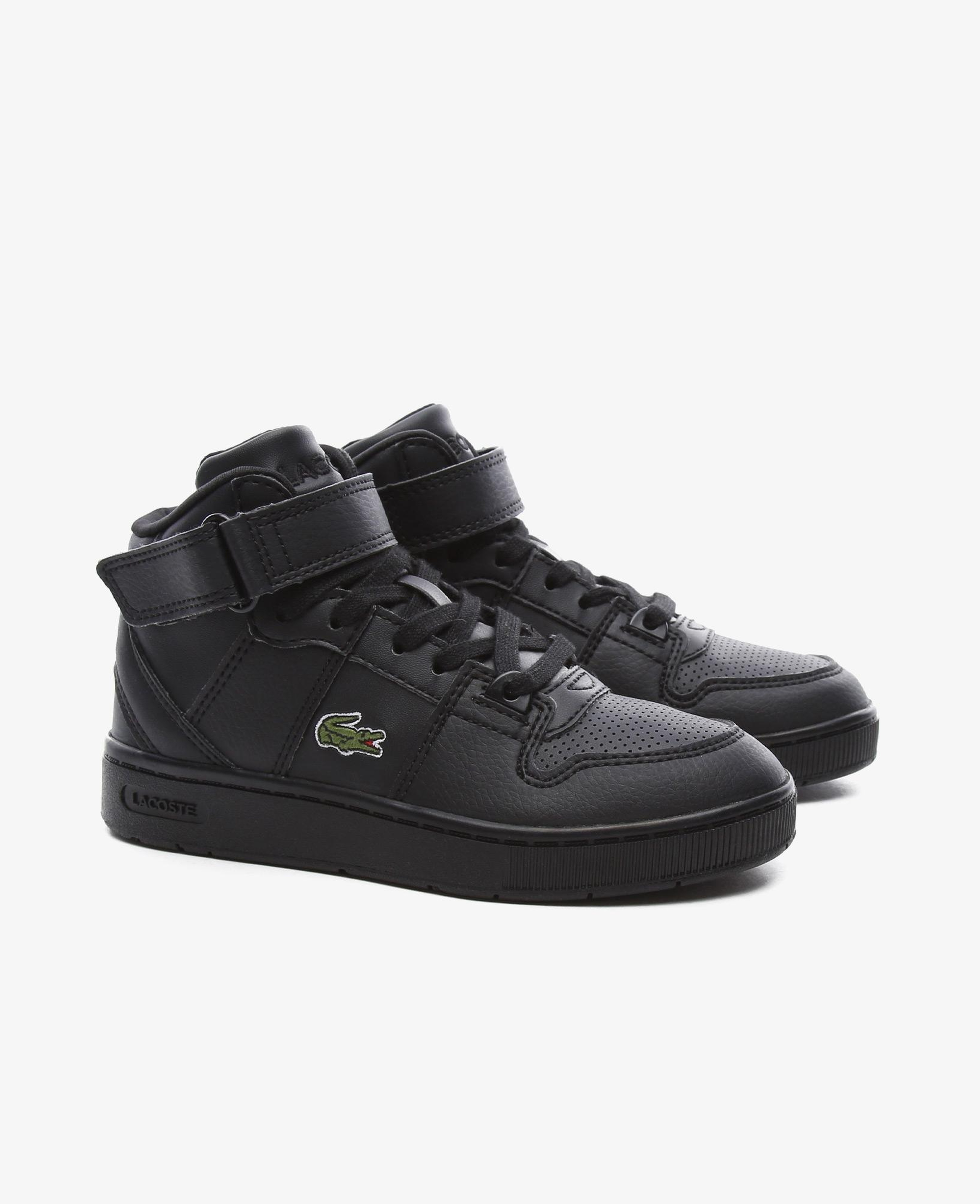 Lacoste Tramline Mid 0120 1 Suc Çocuk Siyah Sneaker