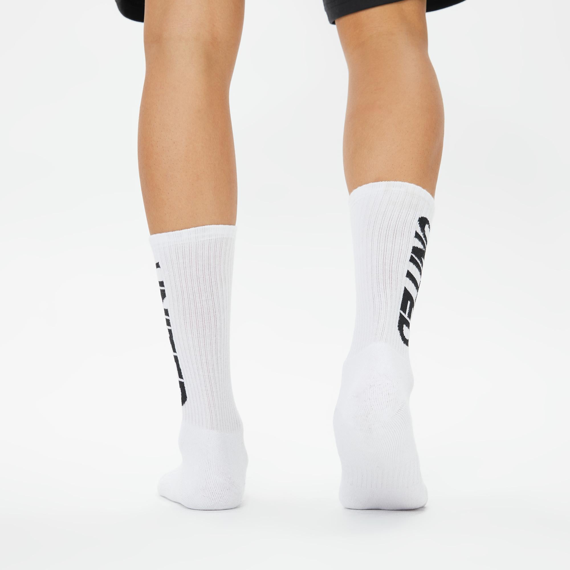 UNITED4 Classic Unisex Beyaz 2'li Çorap