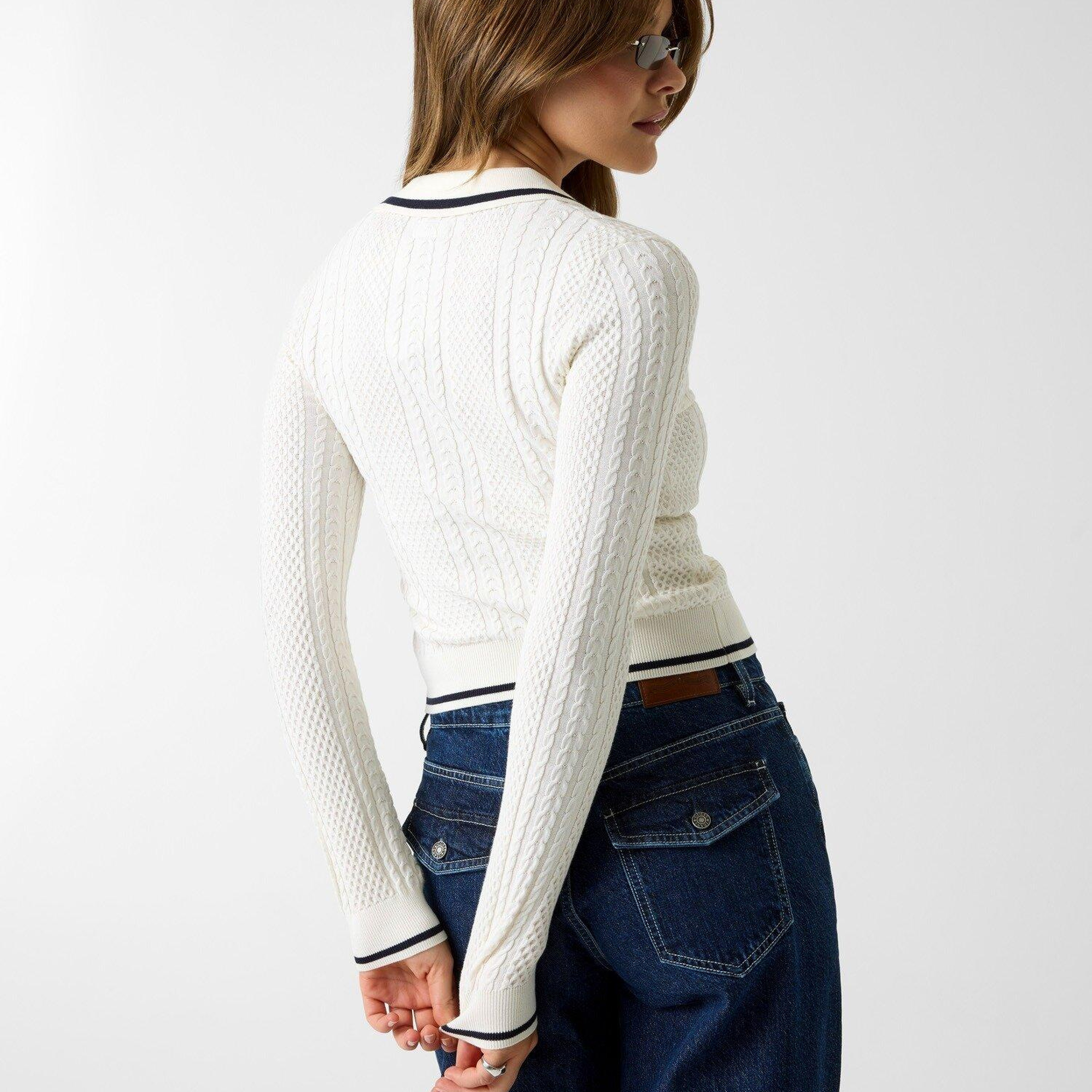 Guess Jeans Kadın Triko Hırka