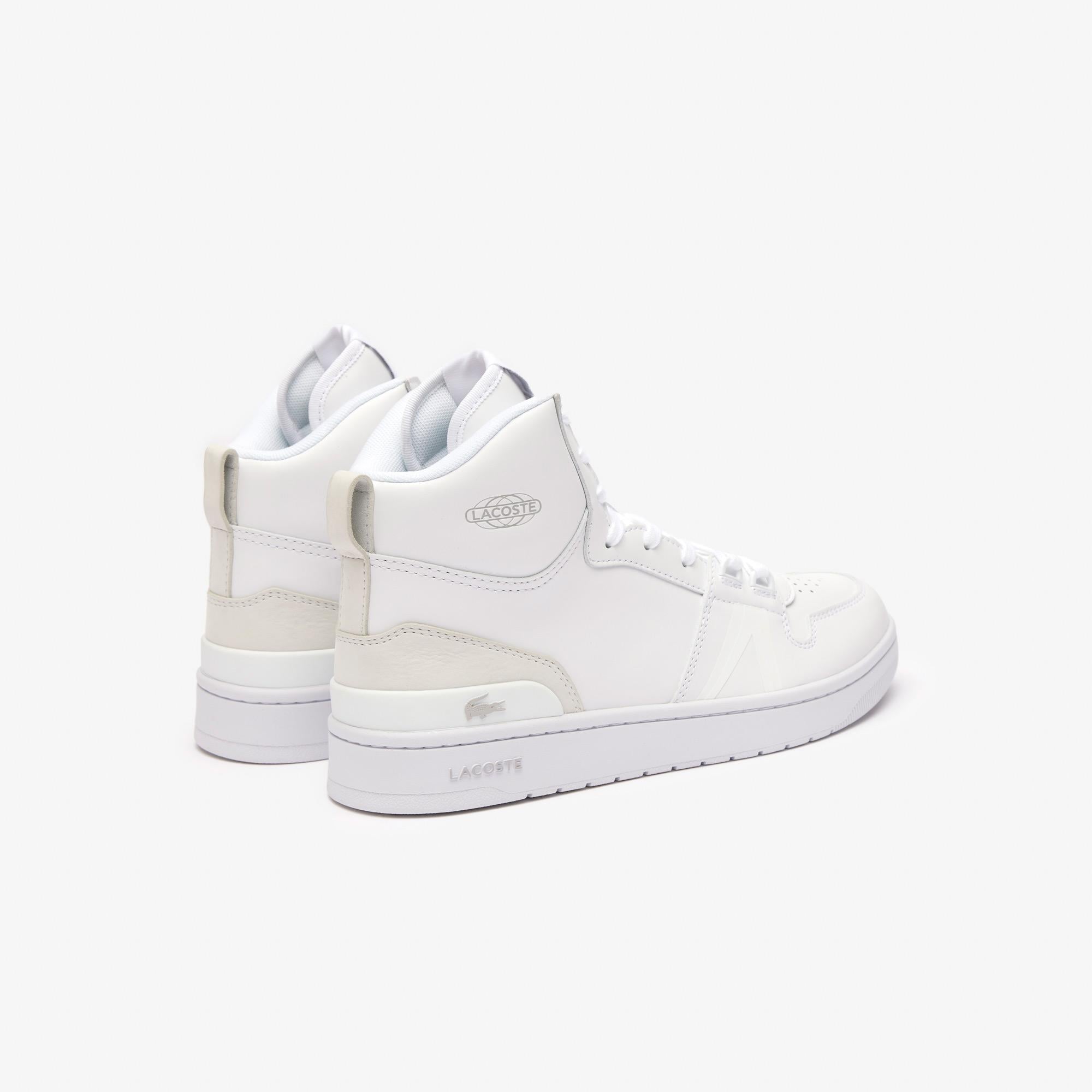 LACOSTE L001 Mid Erkek Beyaz Sneaker