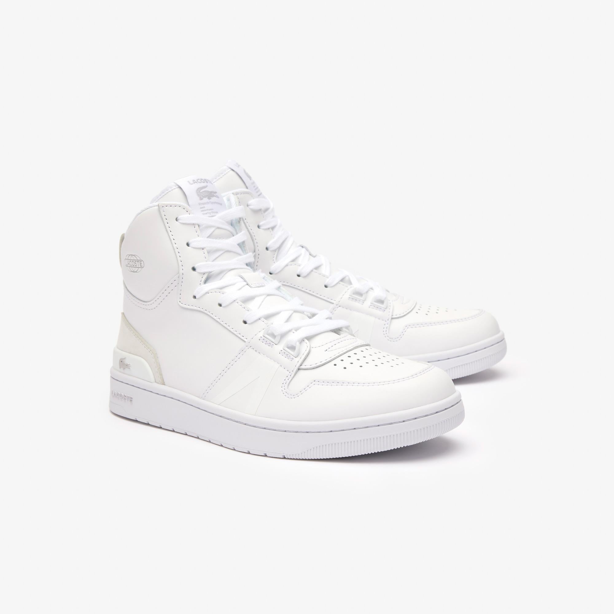 LACOSTE L001 Mid Erkek Beyaz Sneaker