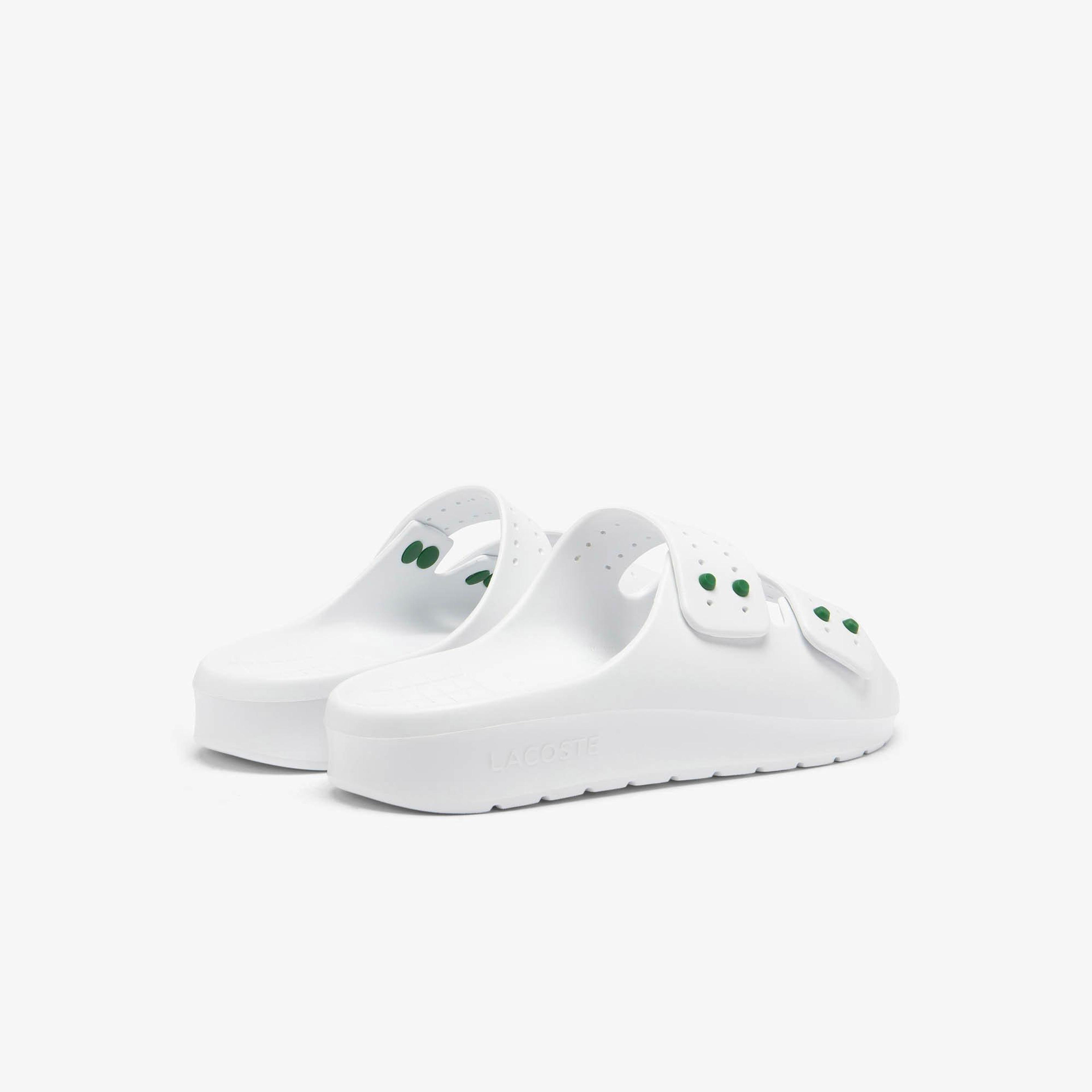 Lacoste Serve Strap Kadın Beyaz Terlik