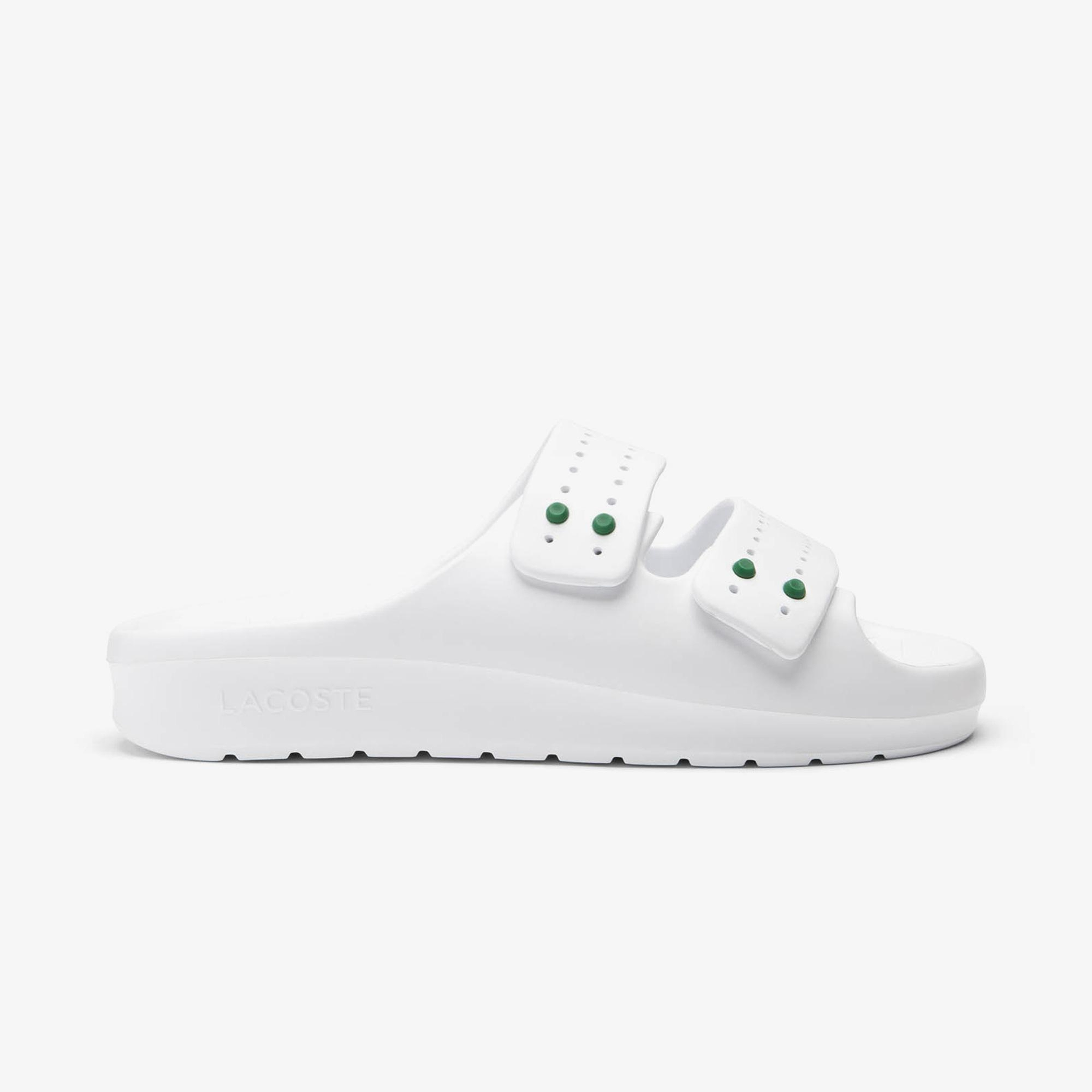Lacoste Serve Strap Kadın Beyaz Terlik
