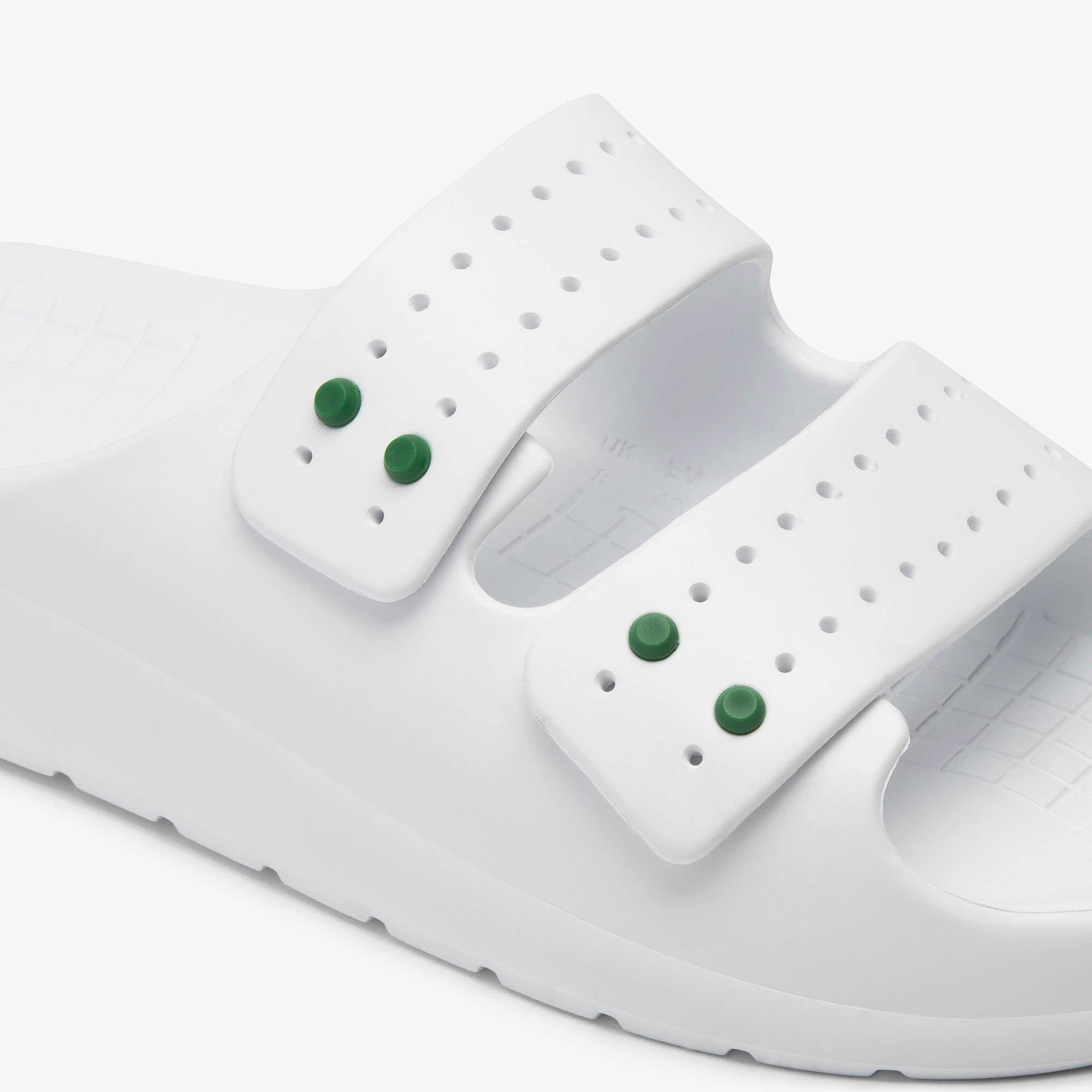 Lacoste Serve Strap Kadın Beyaz Terlik
