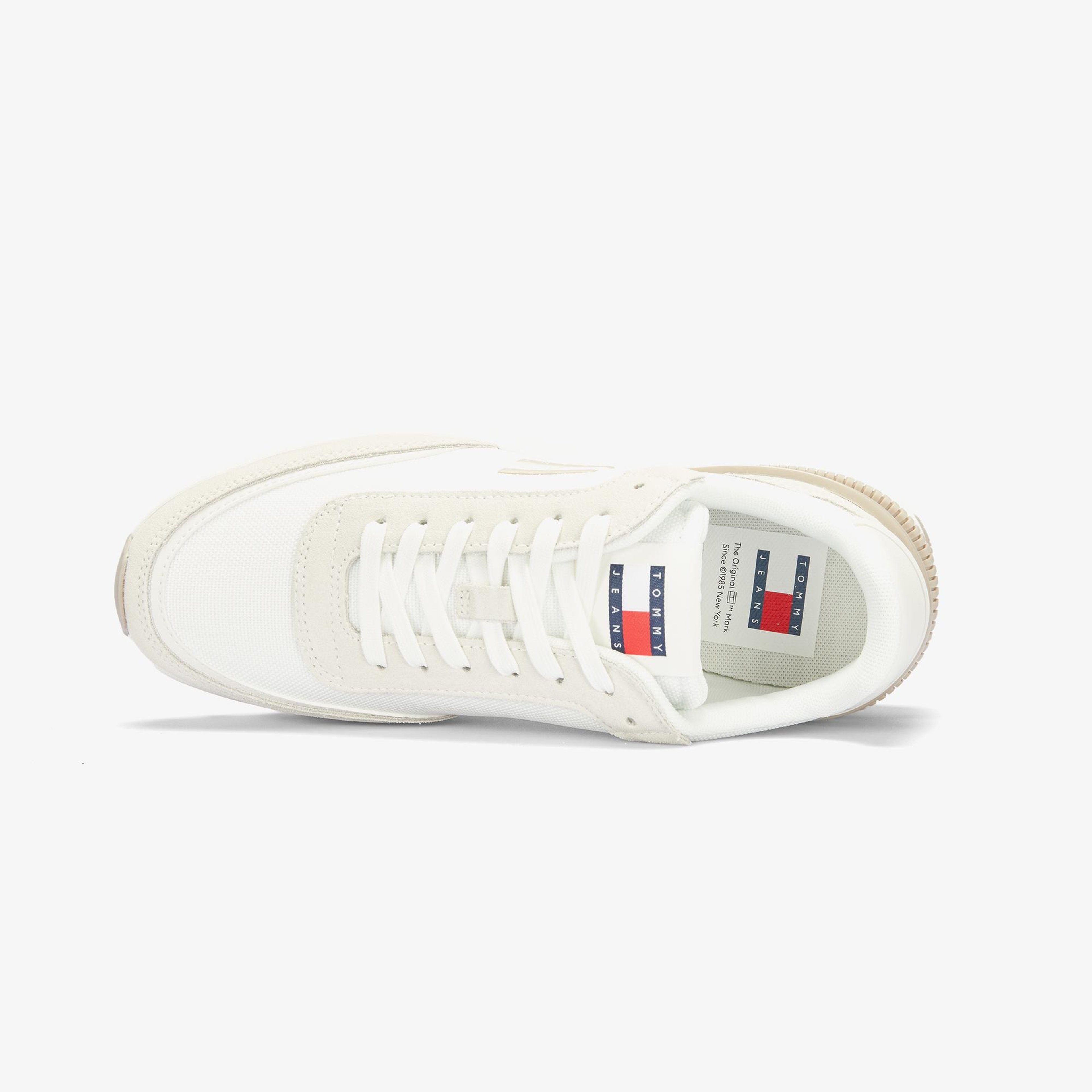 Tommy Jeans Retro Basket Kadın Beyaz Spor Ayakkabı