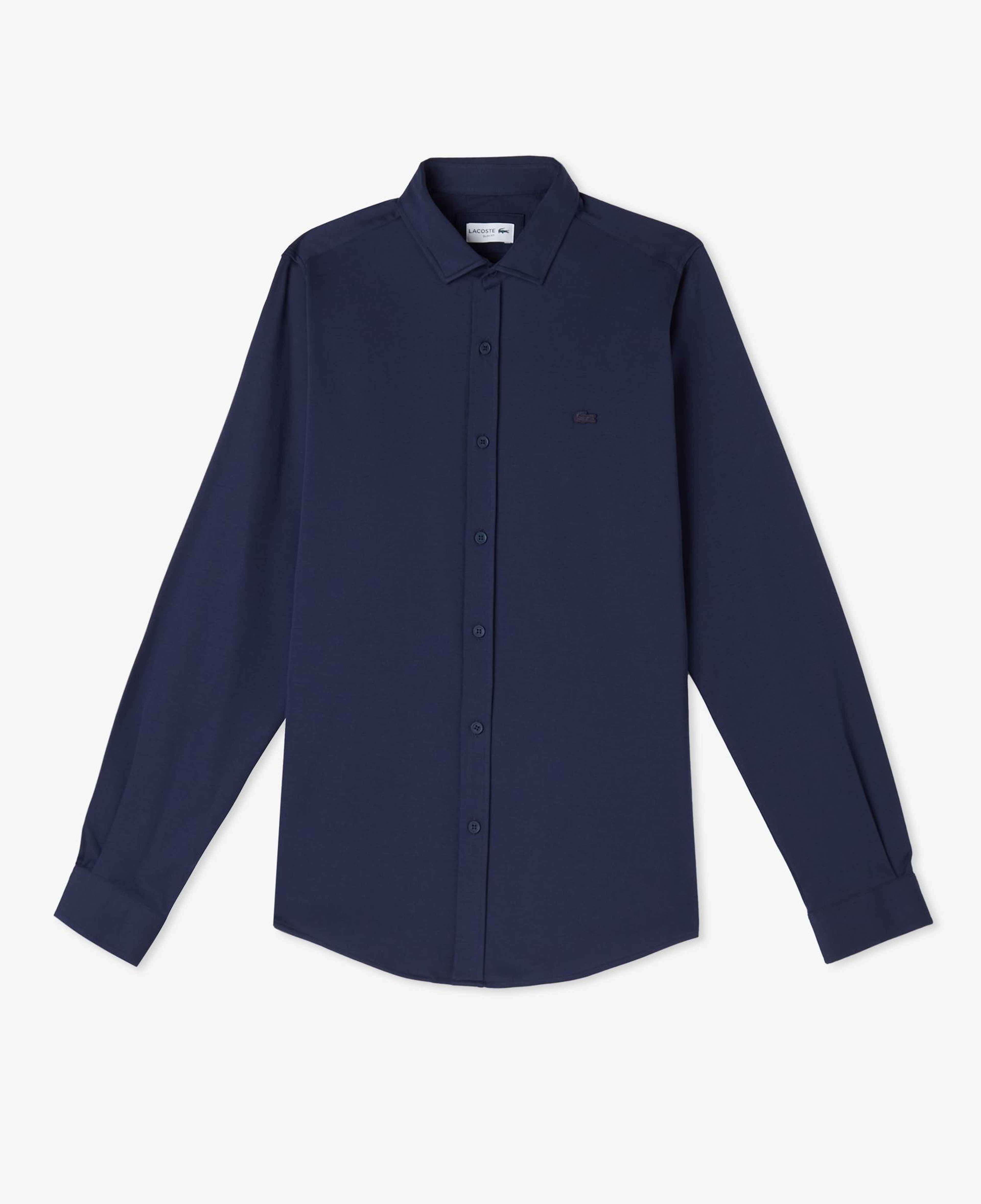 Erkek Slim Fit Lacivert Gömlek