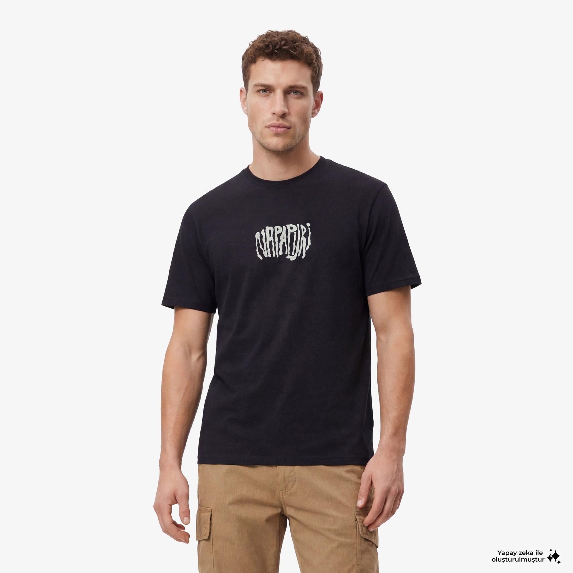 Napapijri Yukis Erkek Siyah T-Shirt