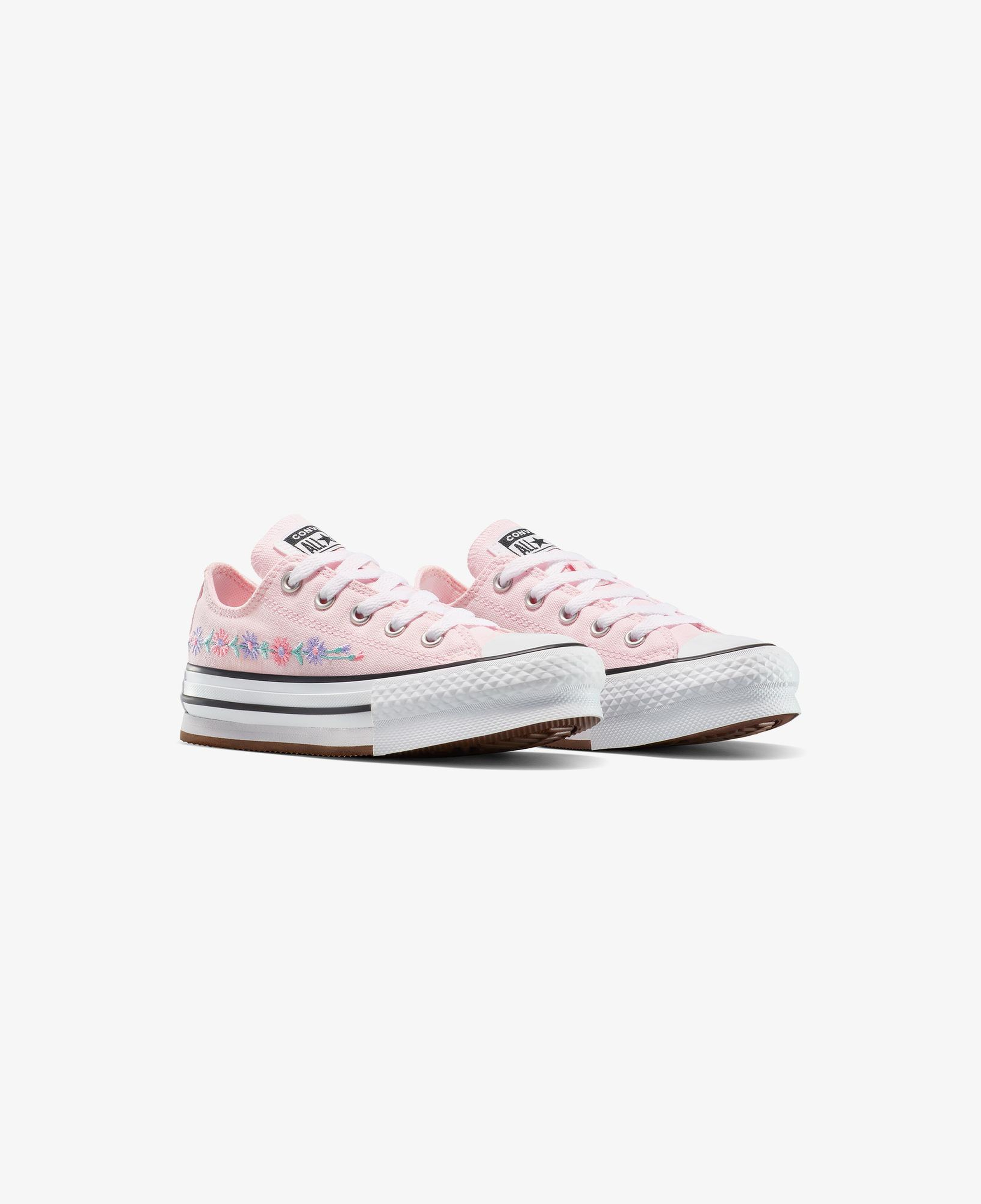 Converse Chuck Taylor All Star Platform Florals Çocuk Pembe Sneaker