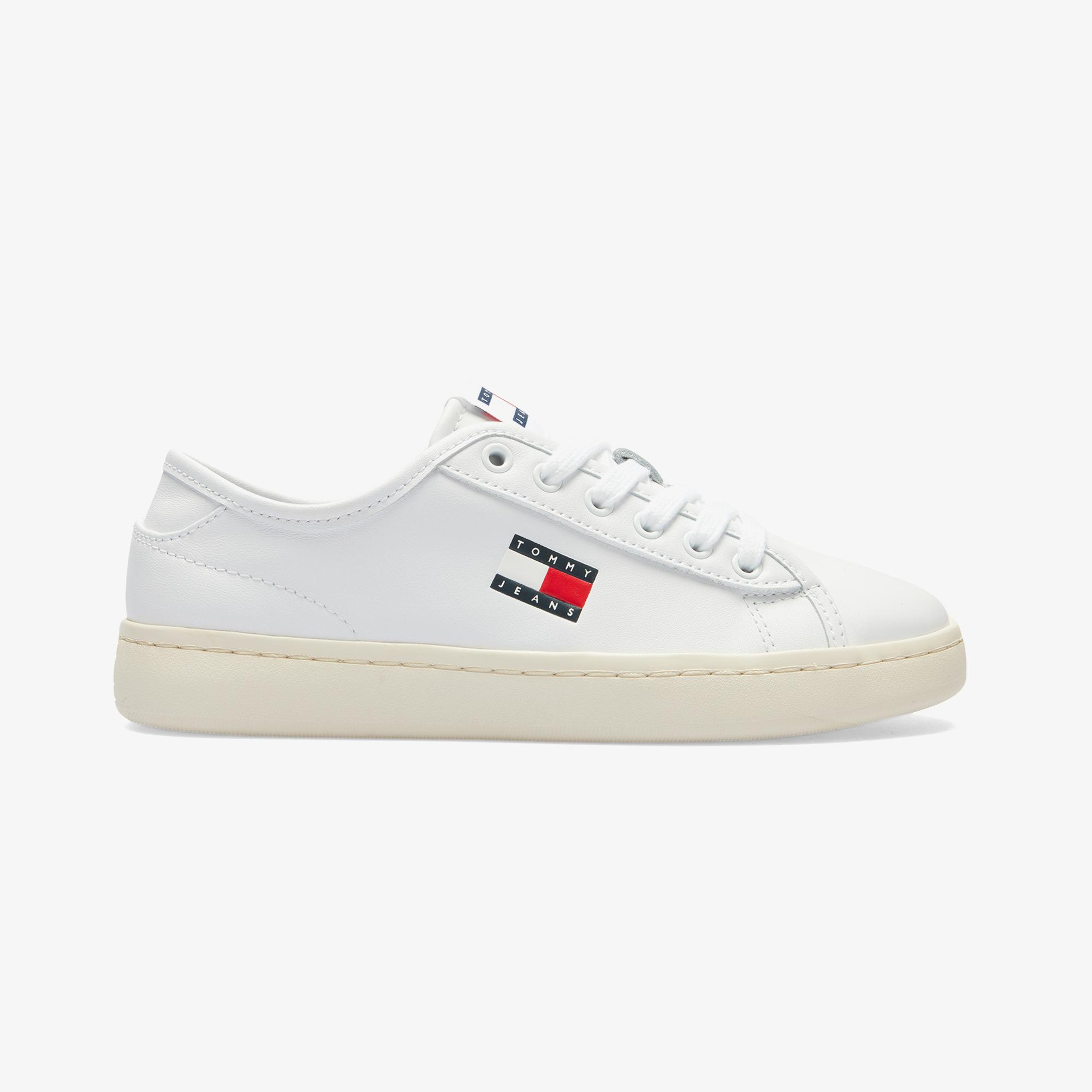 Tommy Jeans Court Low Kadın Beyaz Spor Ayakkabı