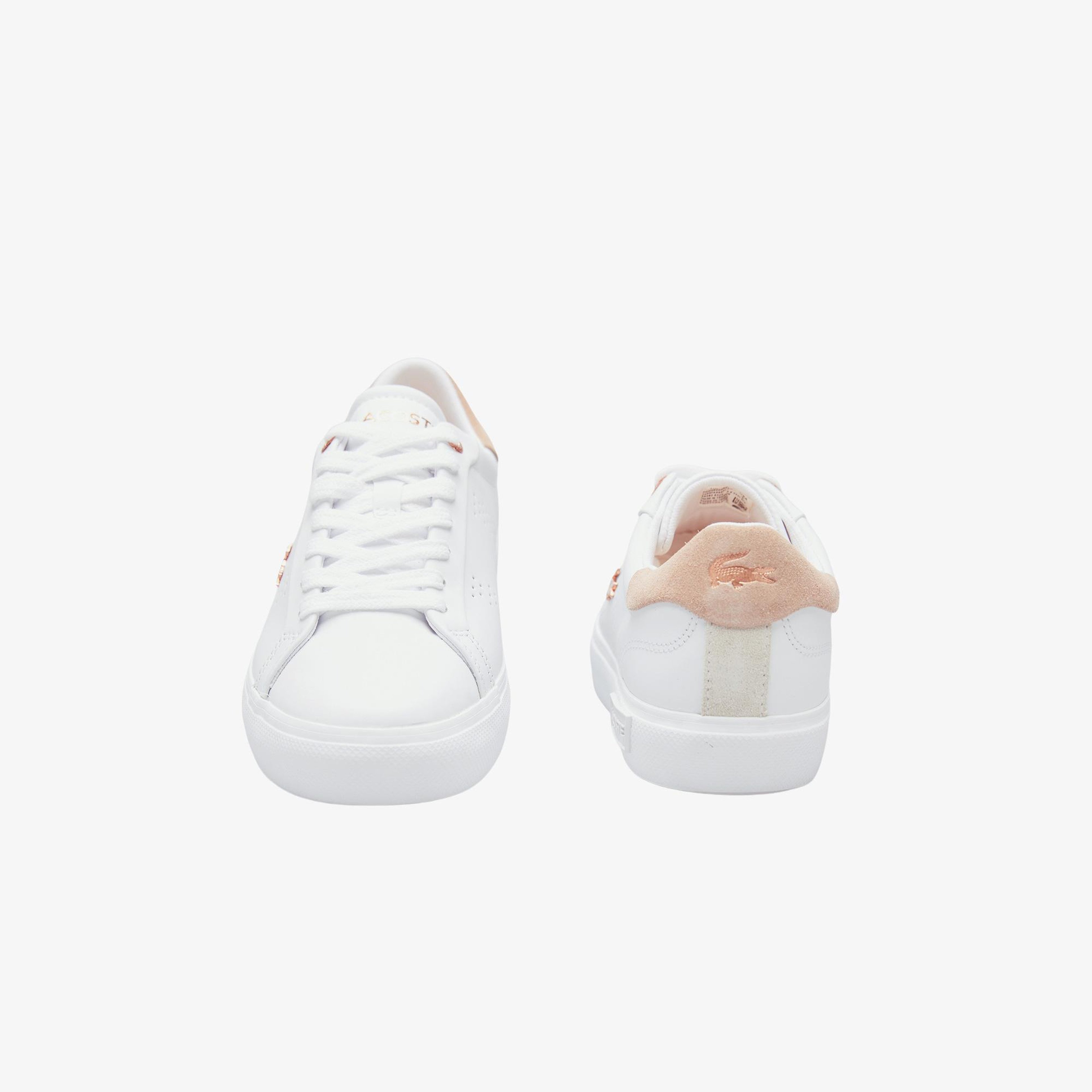Lacoste Powercourt 2.0 Kadın Beyaz Sneaker