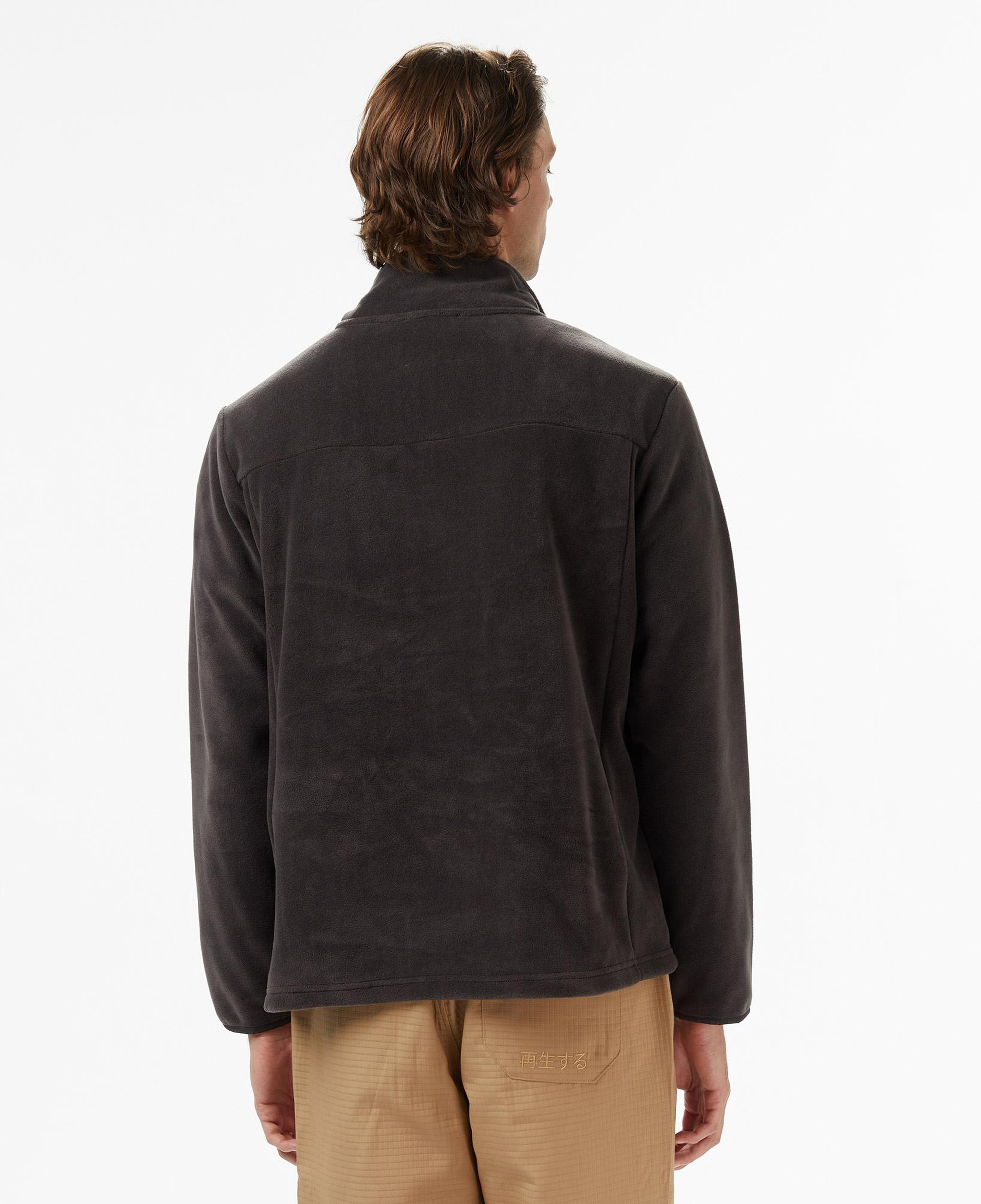 UNITED4 Erkek Gri Half Zip Sweatshirt