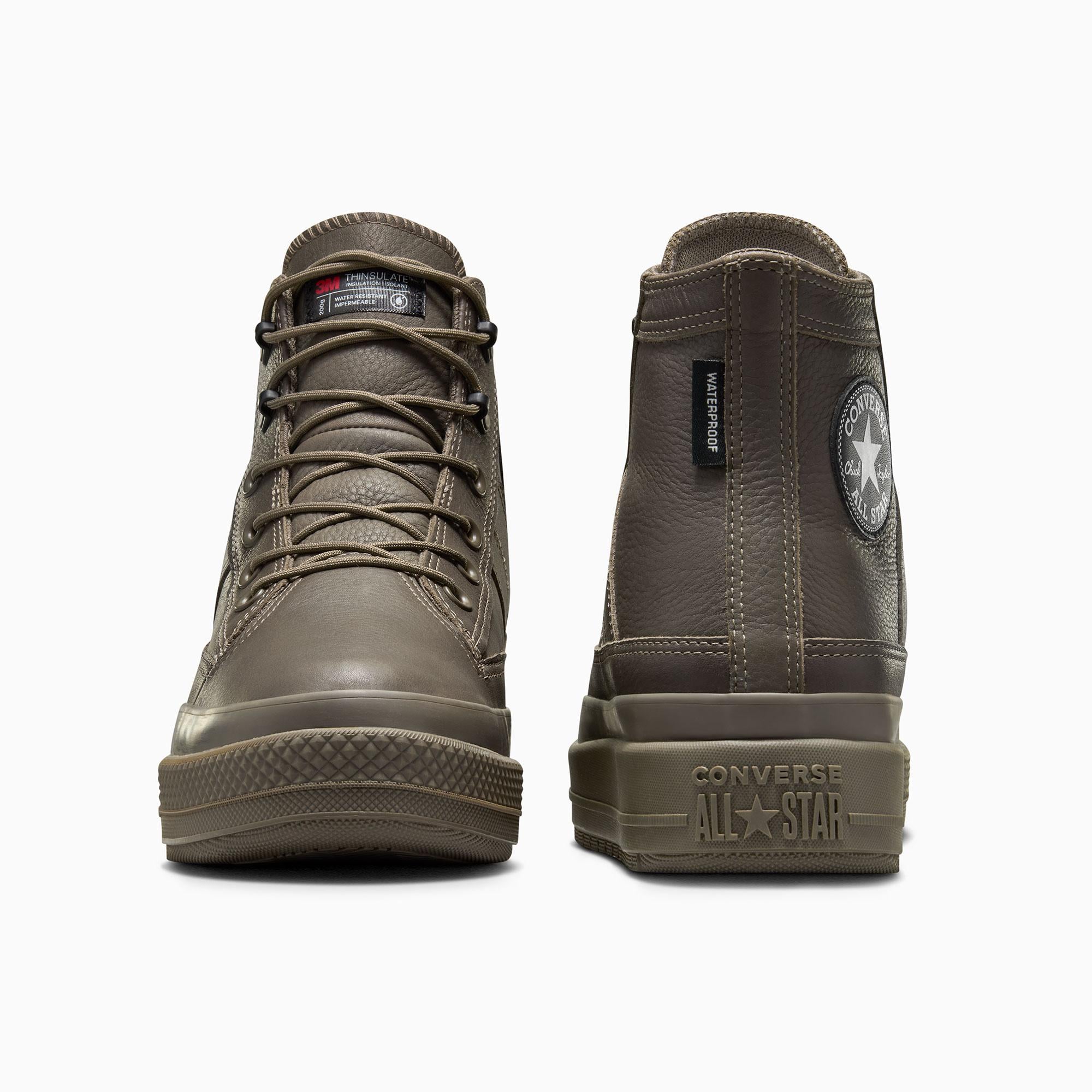 Converse Chuck Taylor All Star Equip Unisex Kahverengi Deri Su Geçirmez Bot