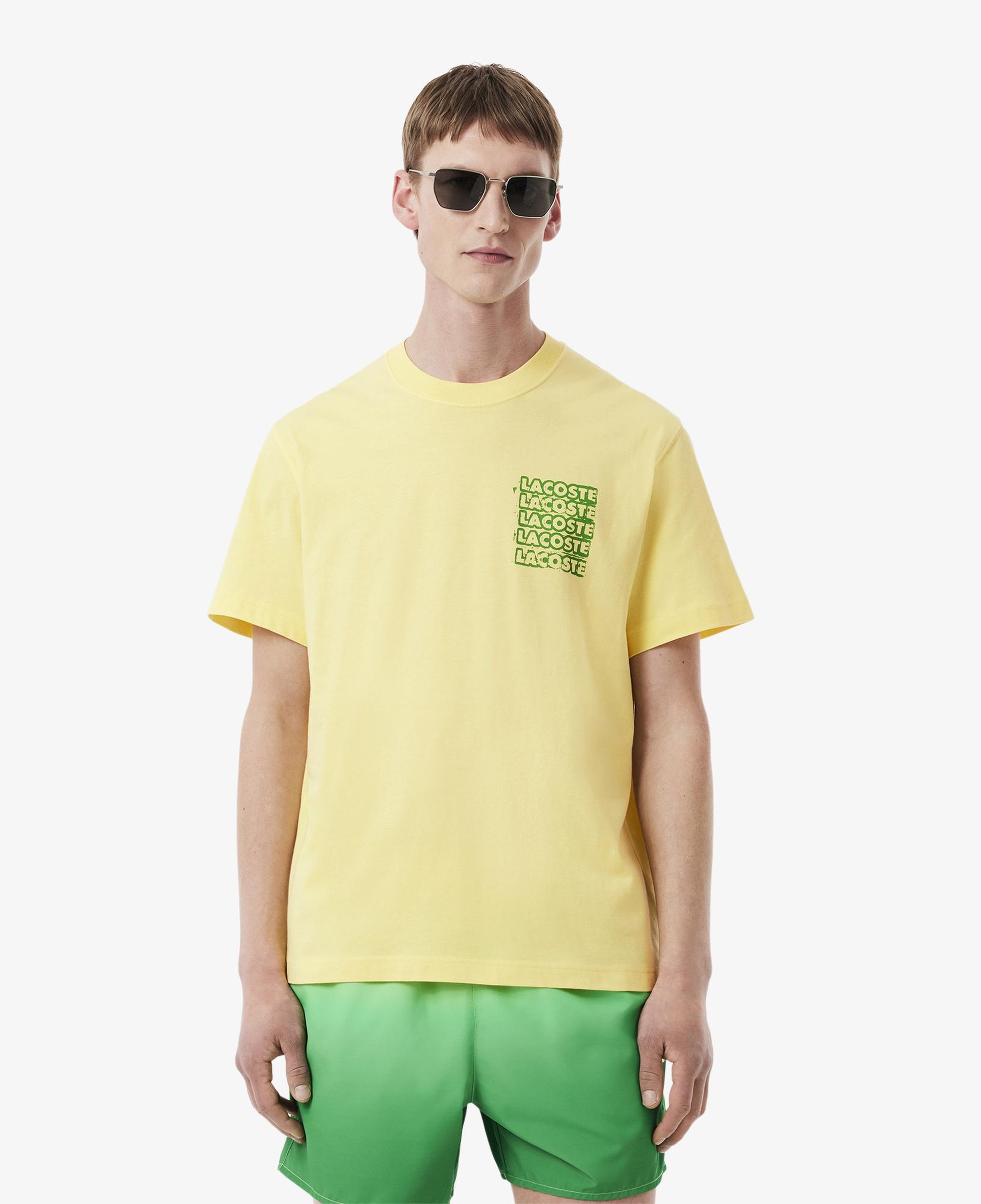 Lacoste Classic Fit Erkek Sarı T-Shirt