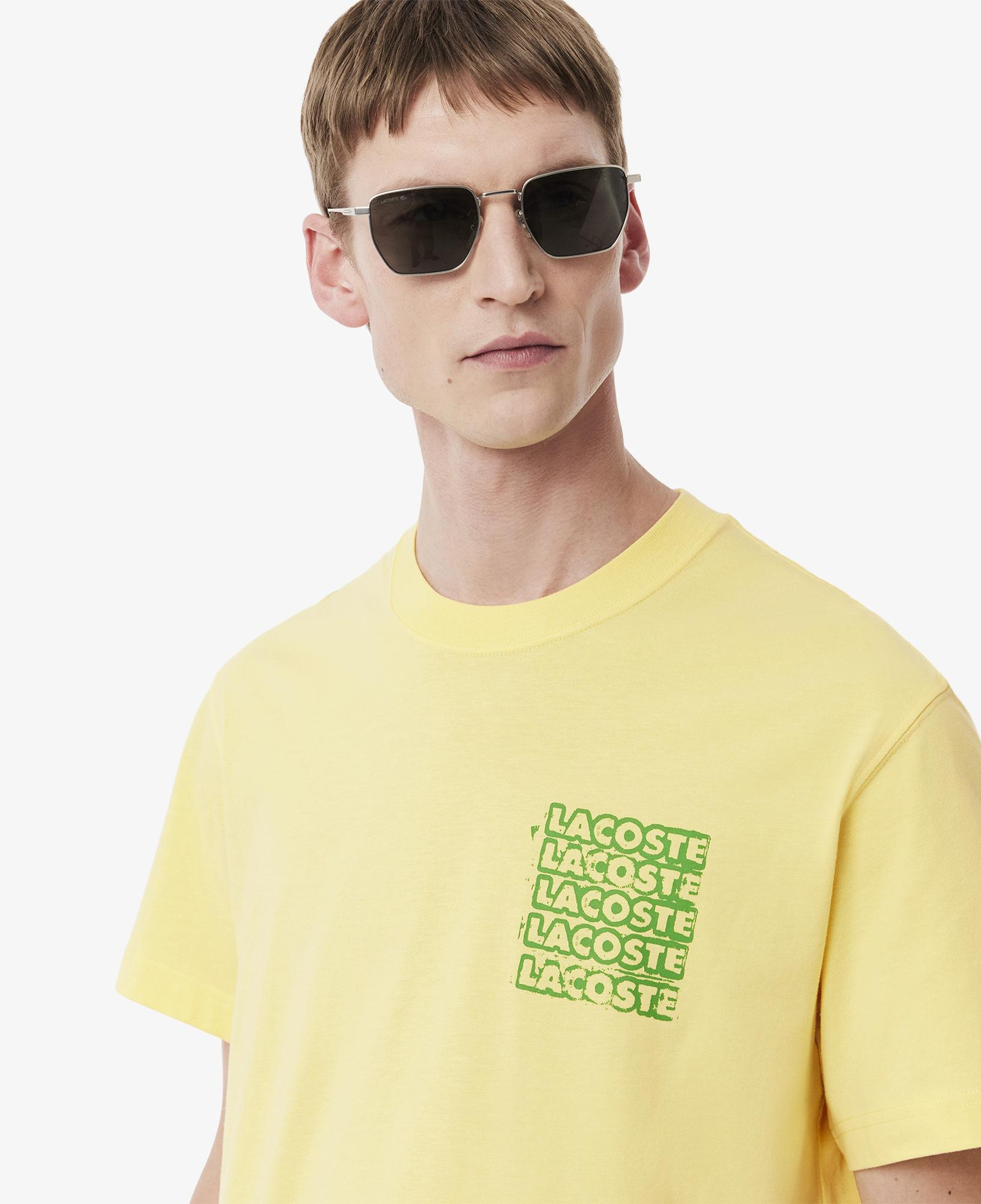 Lacoste Classic Fit Erkek Sarı T-Shirt