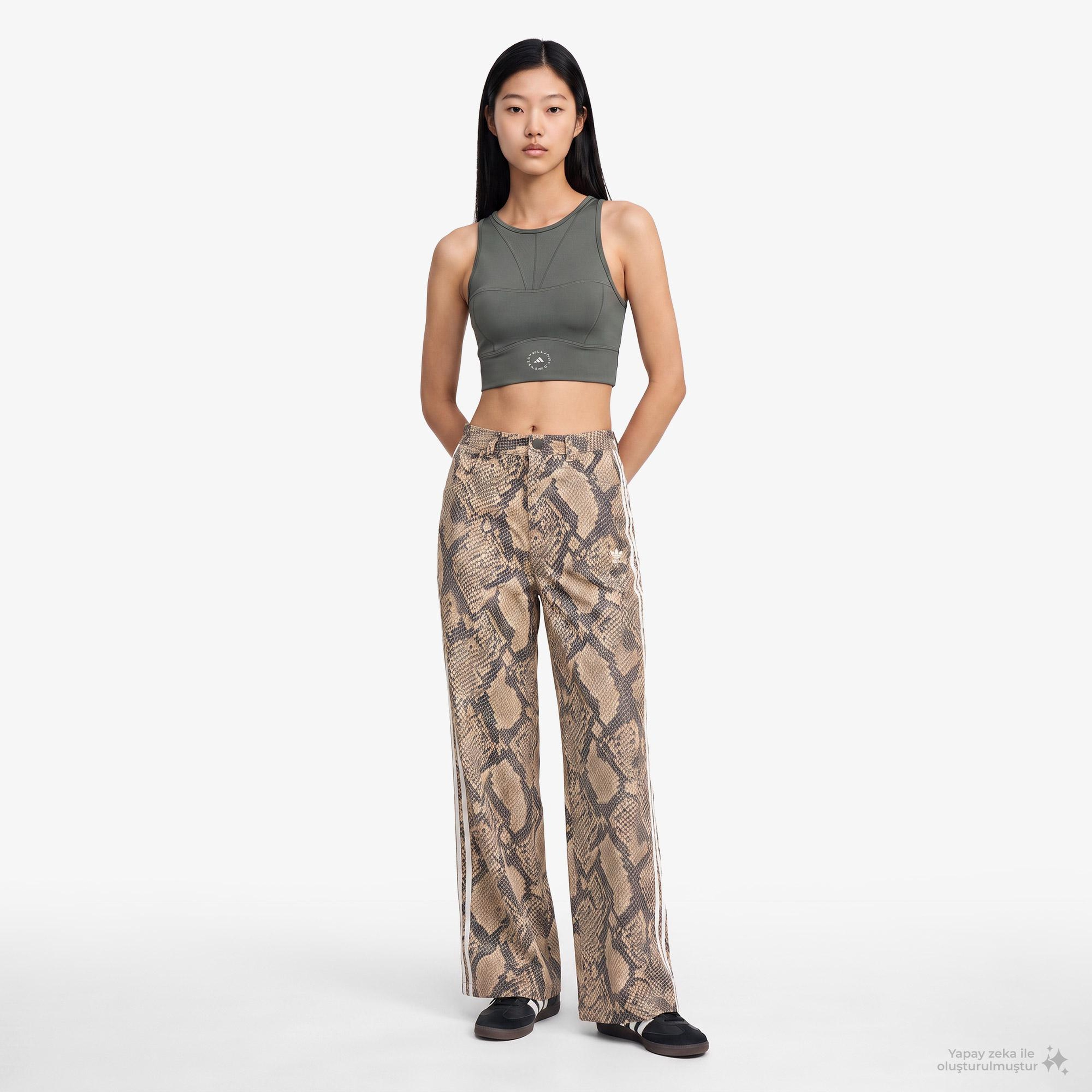 adidas Asmc Training Kadın Yeşil Crop Üst