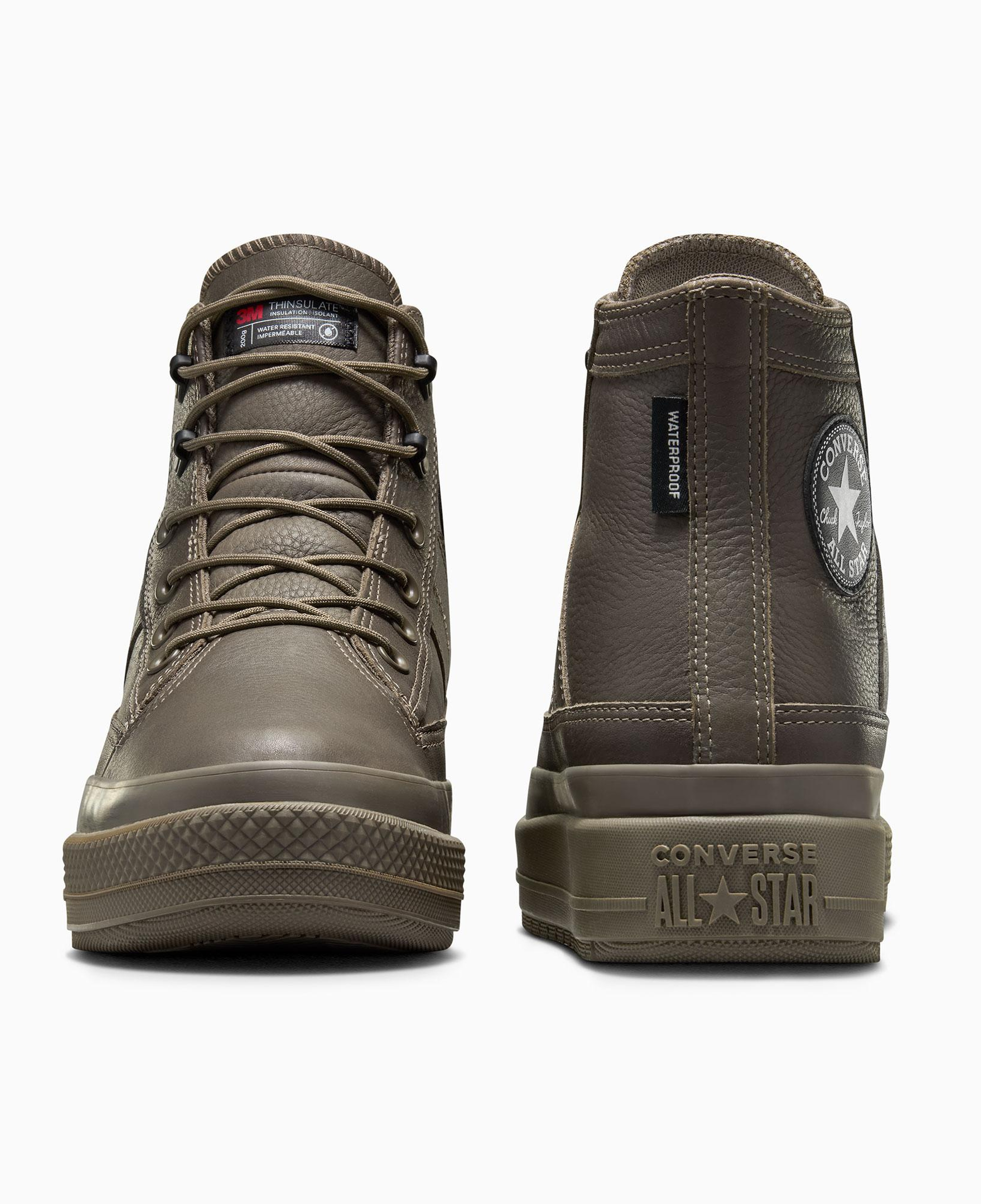 Converse Chuck Taylor All Star Equip Unisex Kahverengi Deri Su Geçirmez Bot