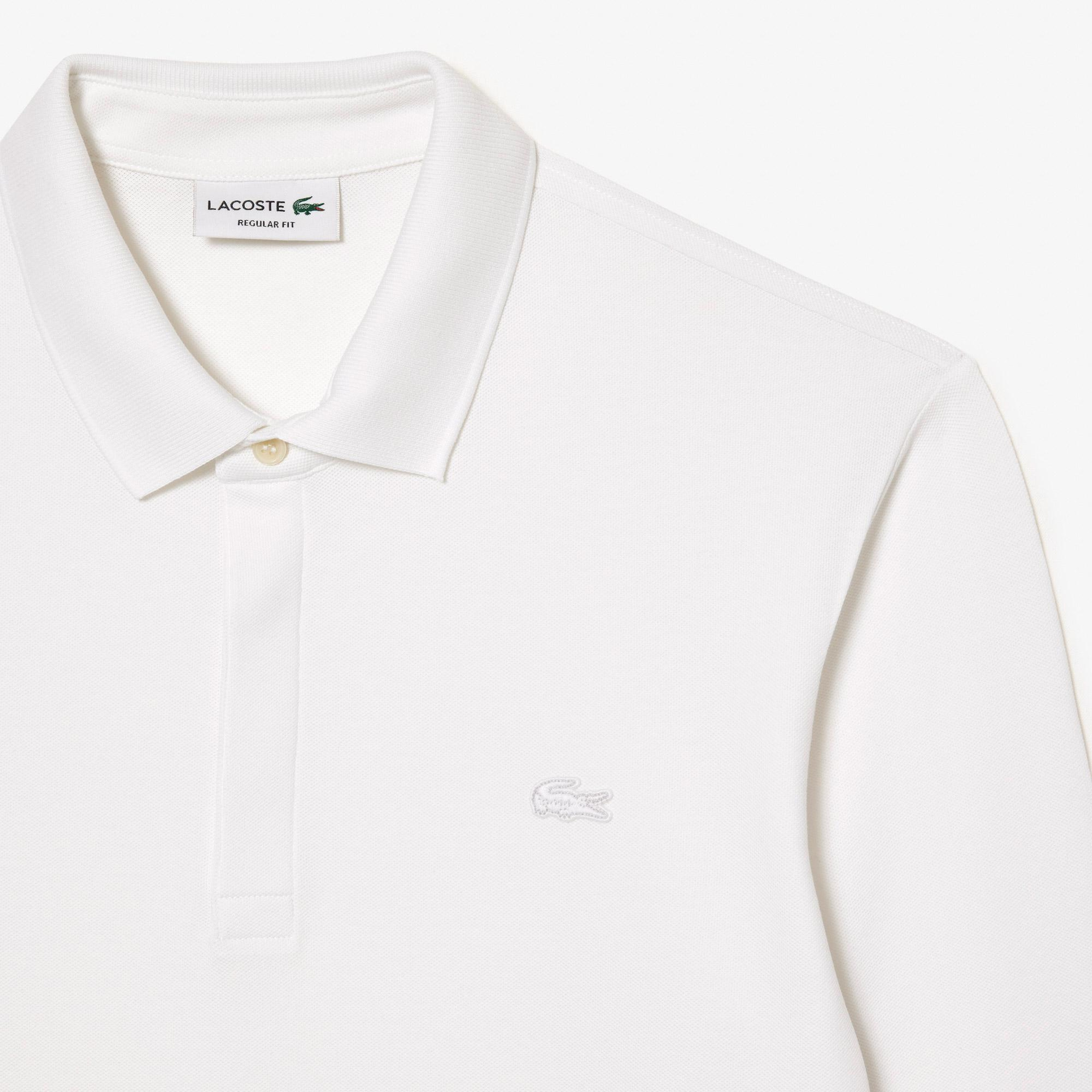 Lacoste Erkek Regular Fit Uzun Kollu Beyaz Paris Polo