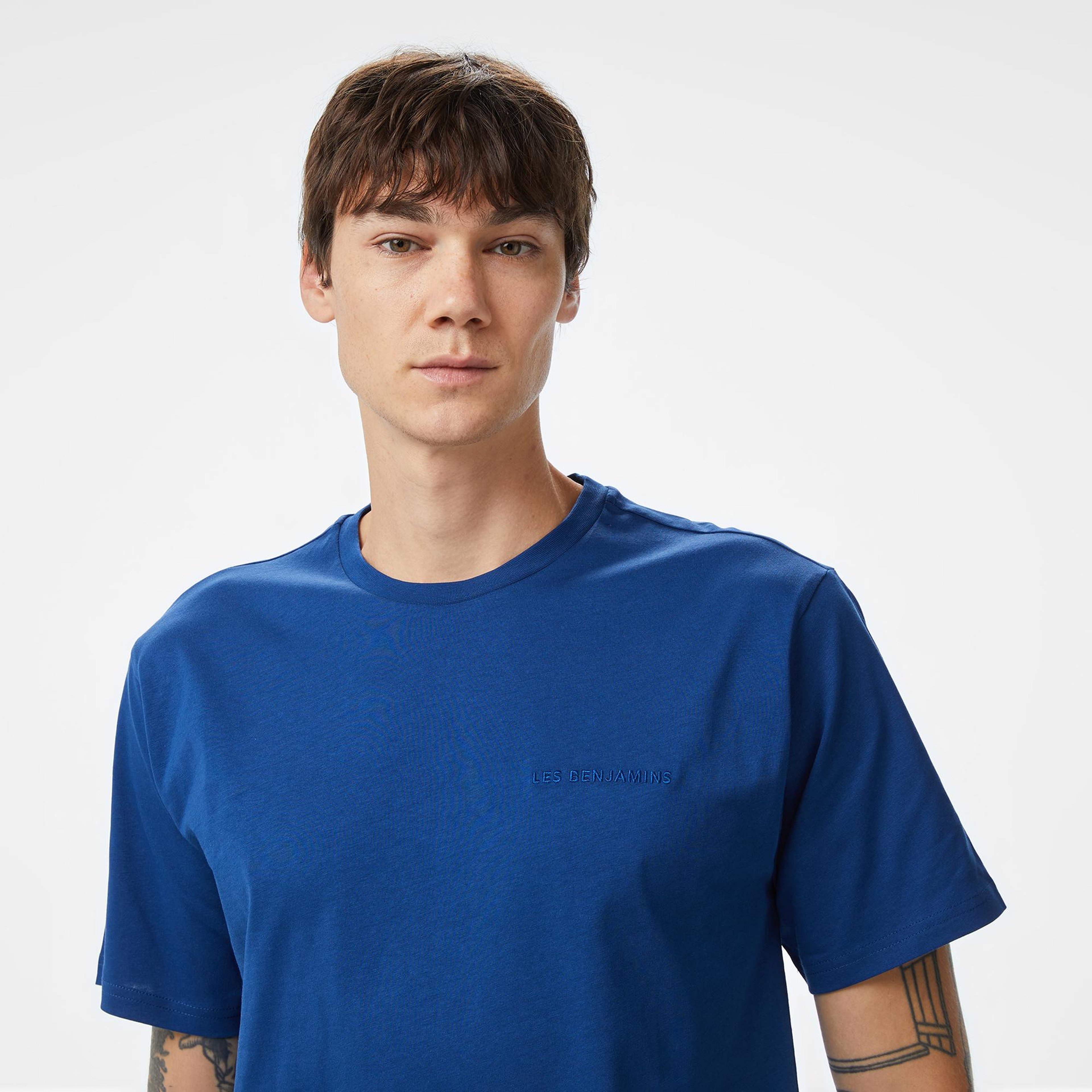 Les Benjamins Essentials 309 Erkek Lacivert T-Shirt