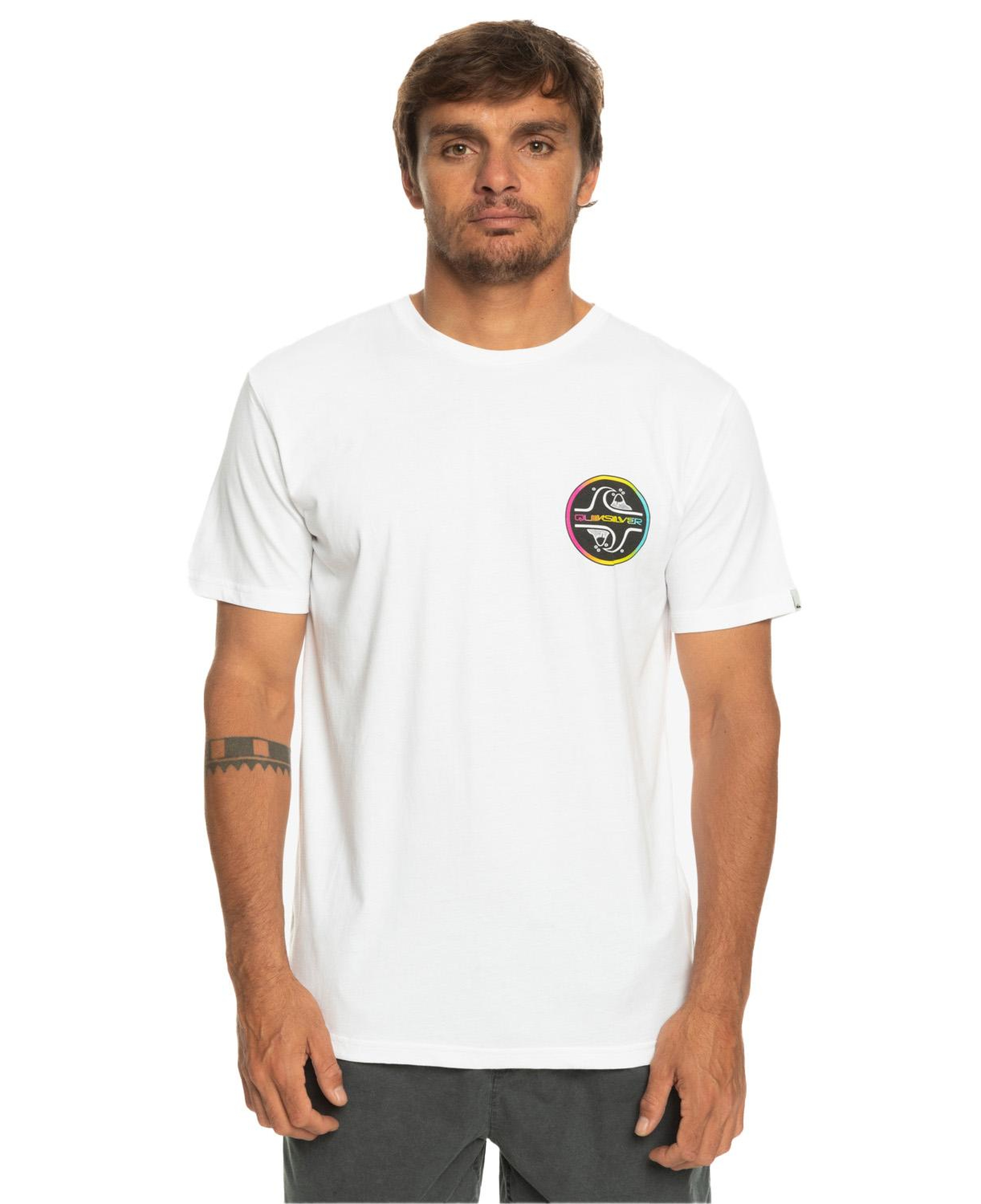 Quiksilver Corebubble Erkek Beyaz Tişört