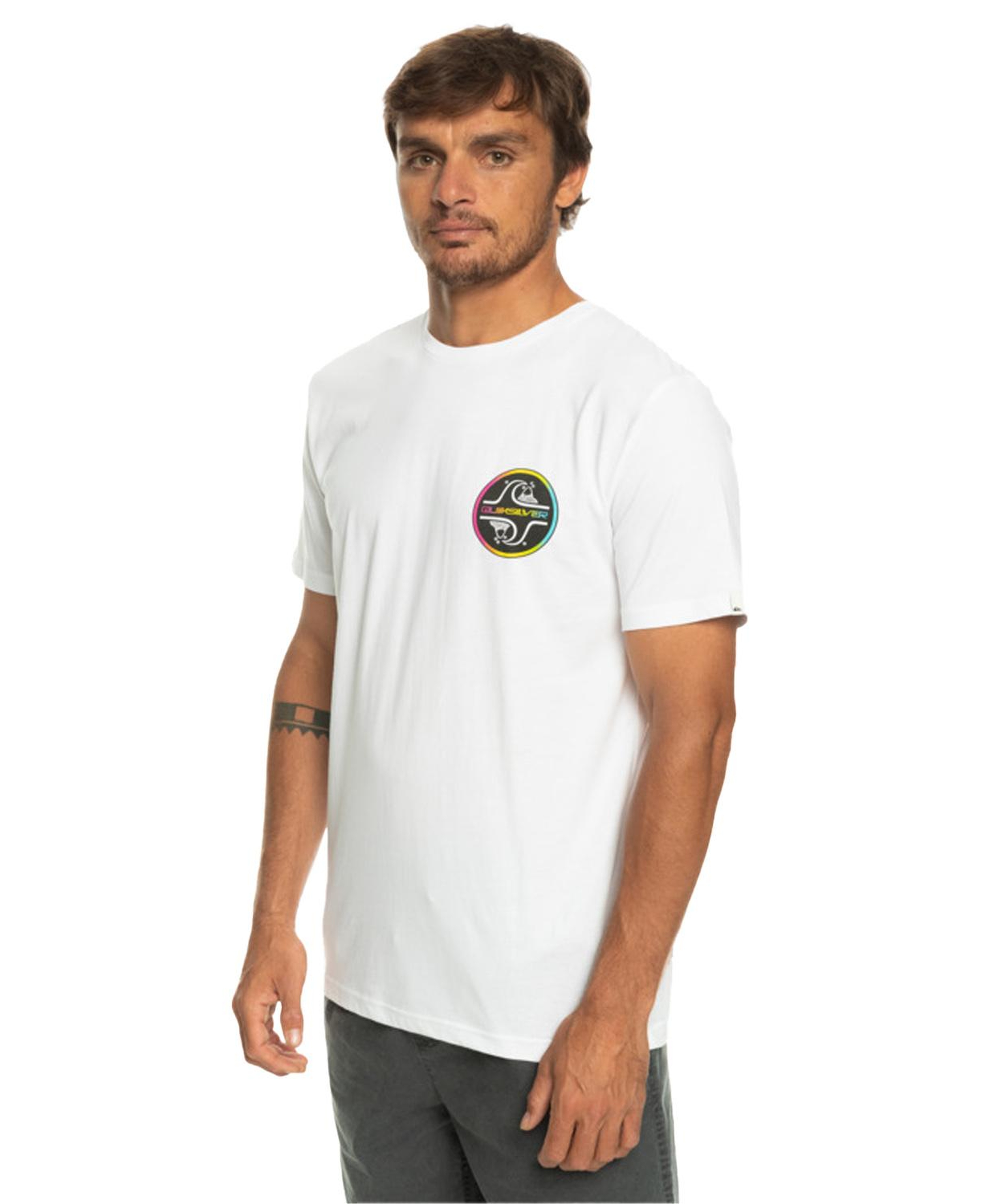 Quiksilver Corebubble Erkek Beyaz Tişört