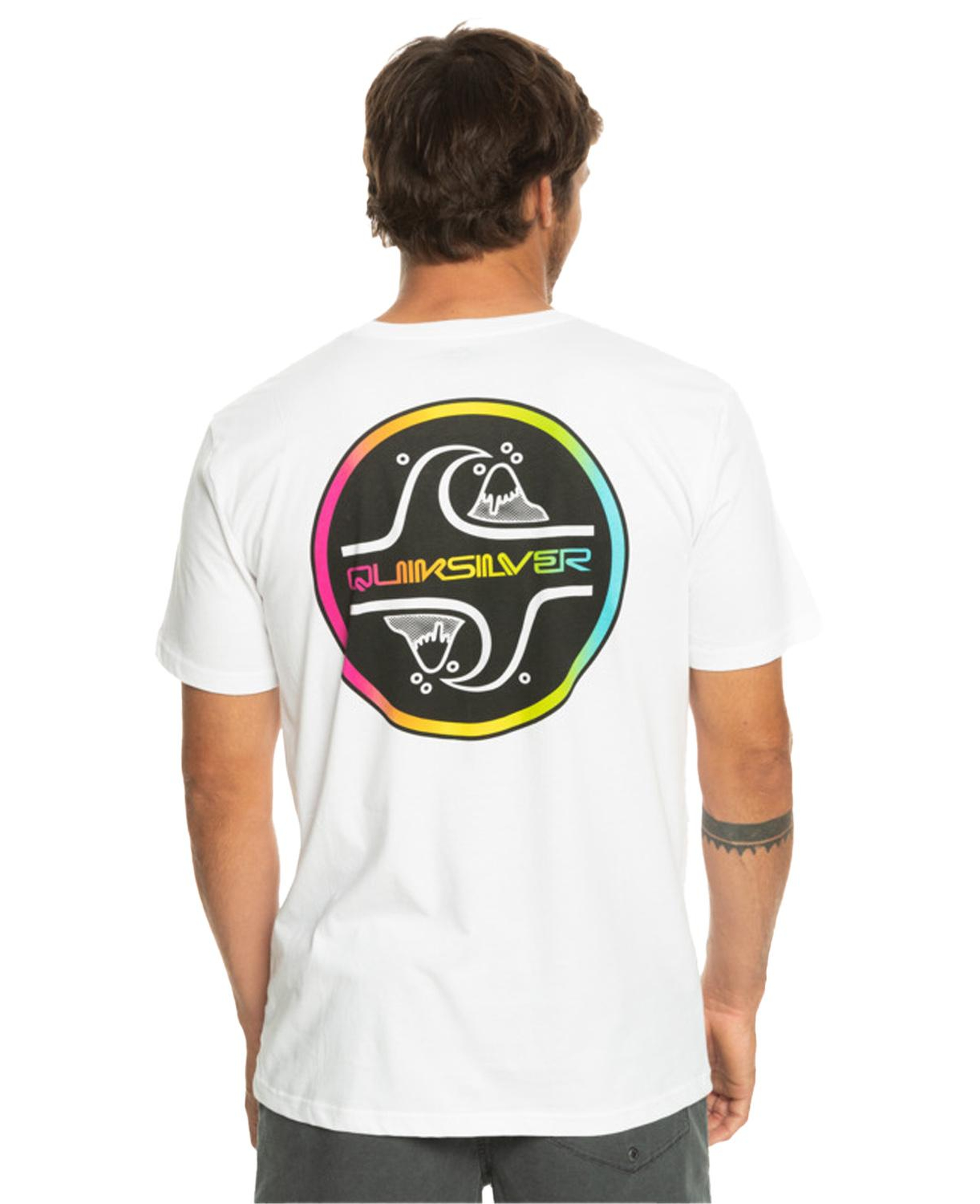 Quiksilver Corebubble Erkek Beyaz Tişört
