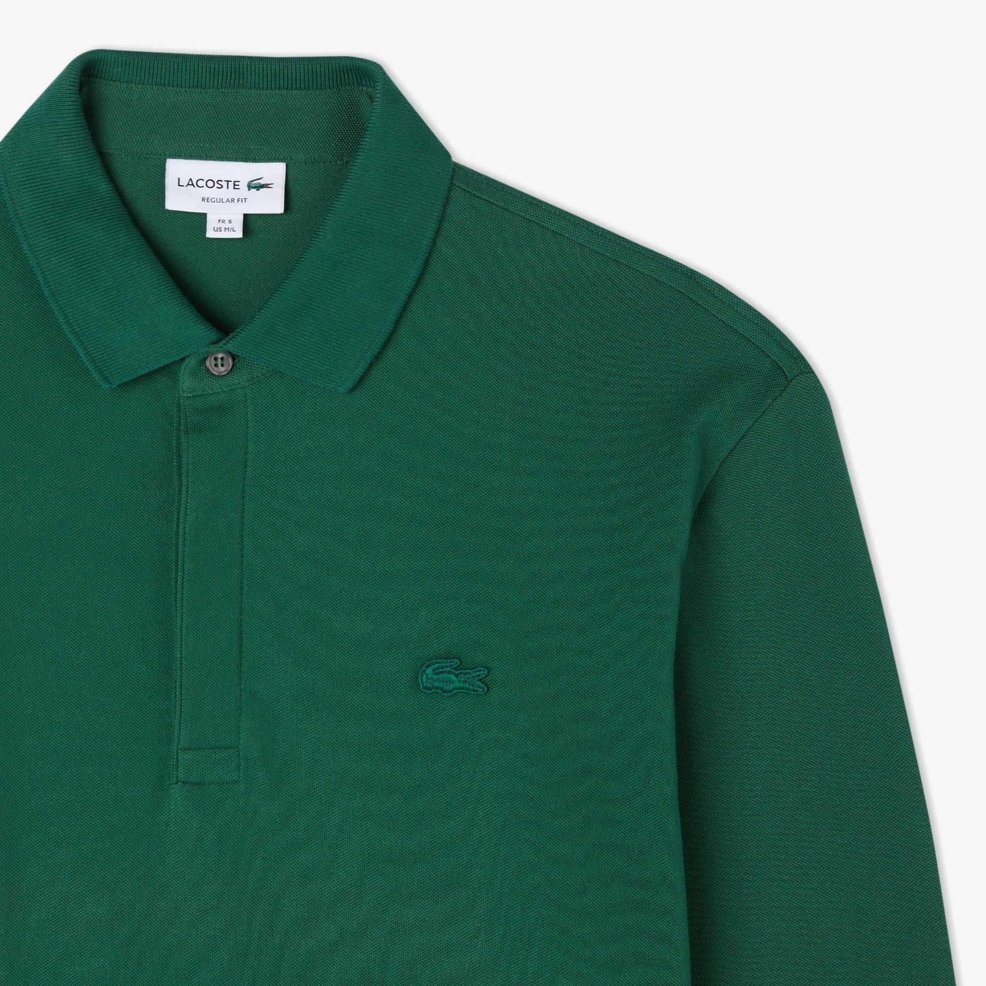 Lacoste Paris Erkek Regular Fit Uzun Kollu Haki Polo