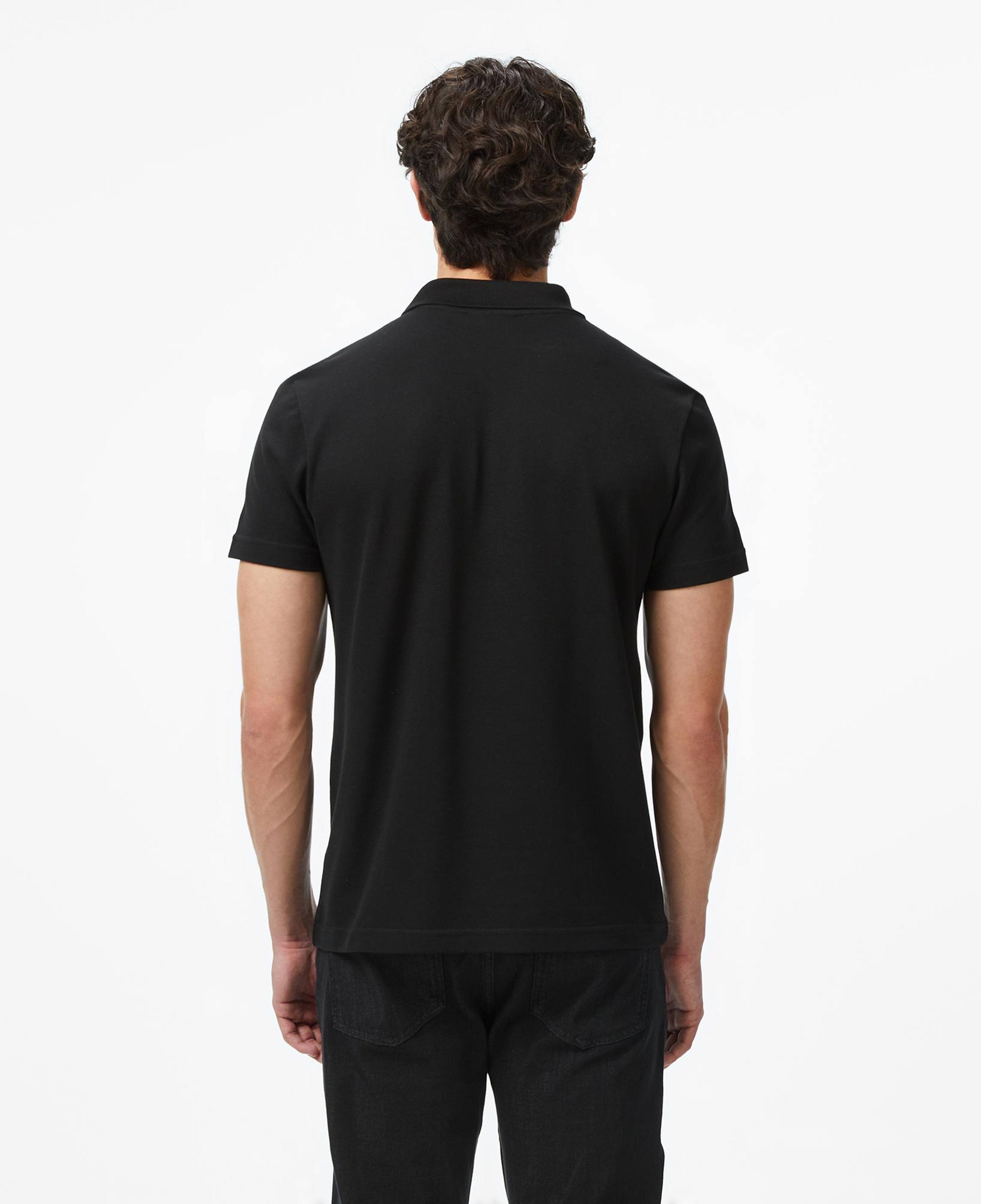 Lacoste Erkek Regular Fit Renk Bloklu Siyah Polo