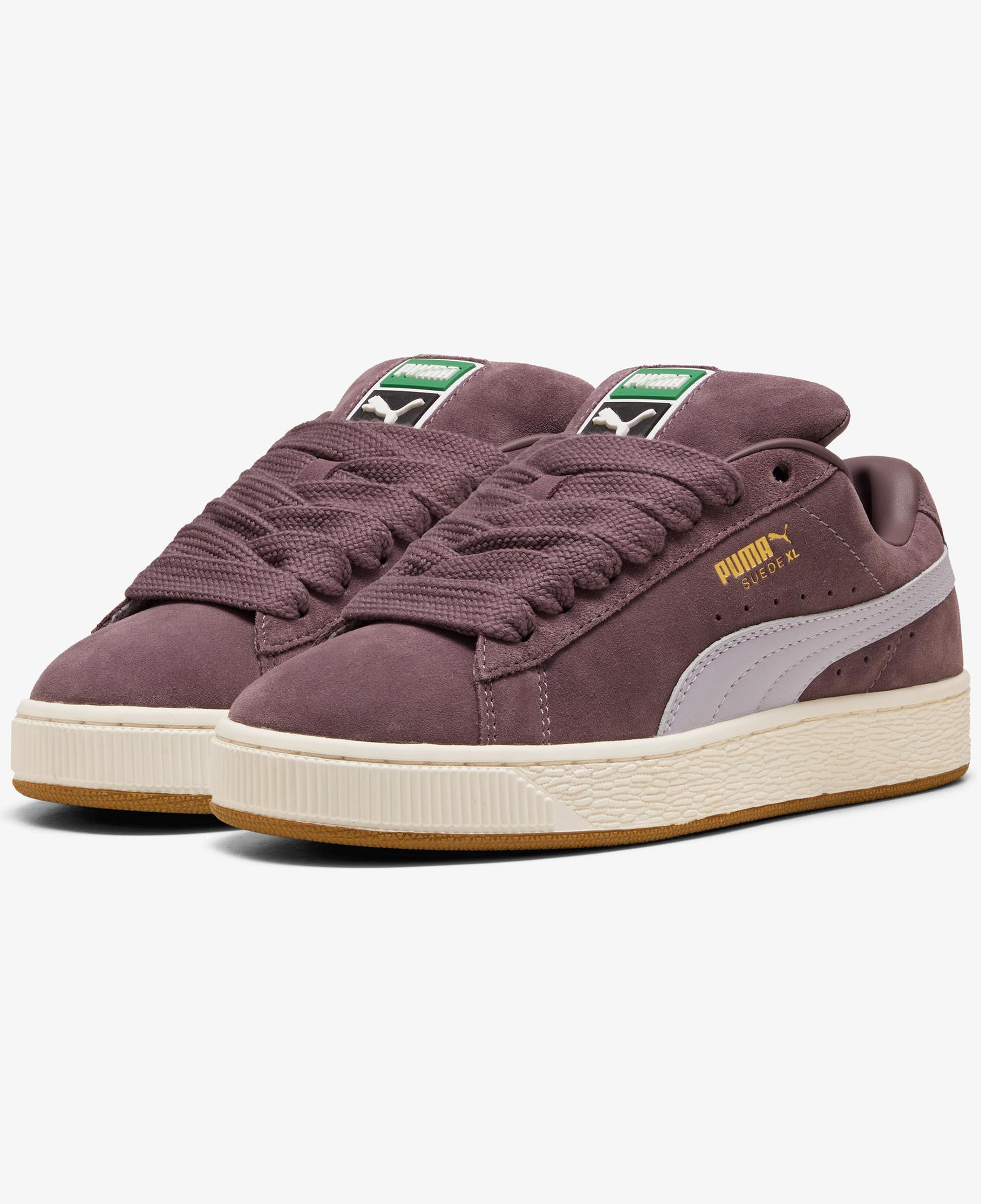Puma Suede XL Unisex Krem Spor Ayakkabı
