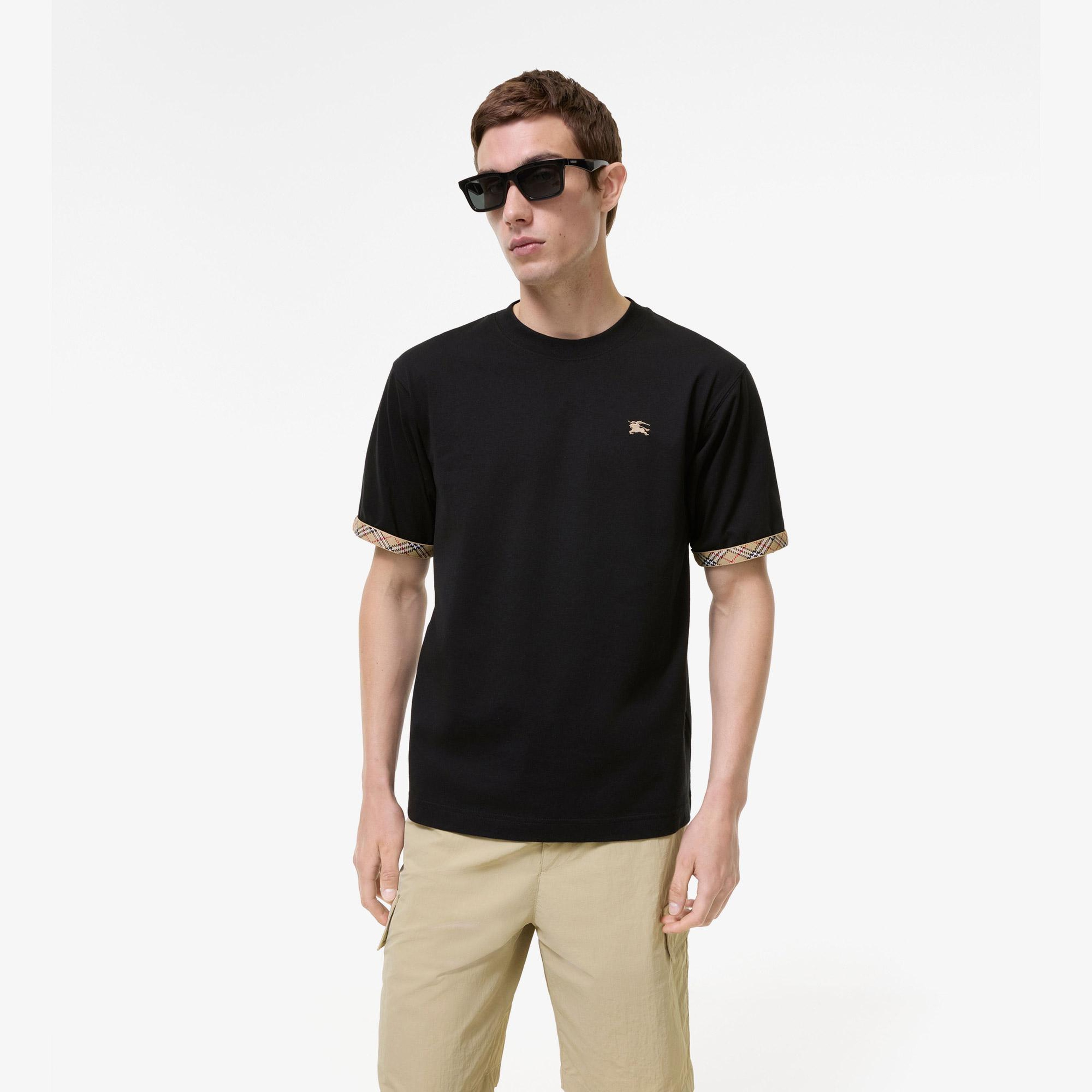 Burberry Erkek Siyah T-Shirt