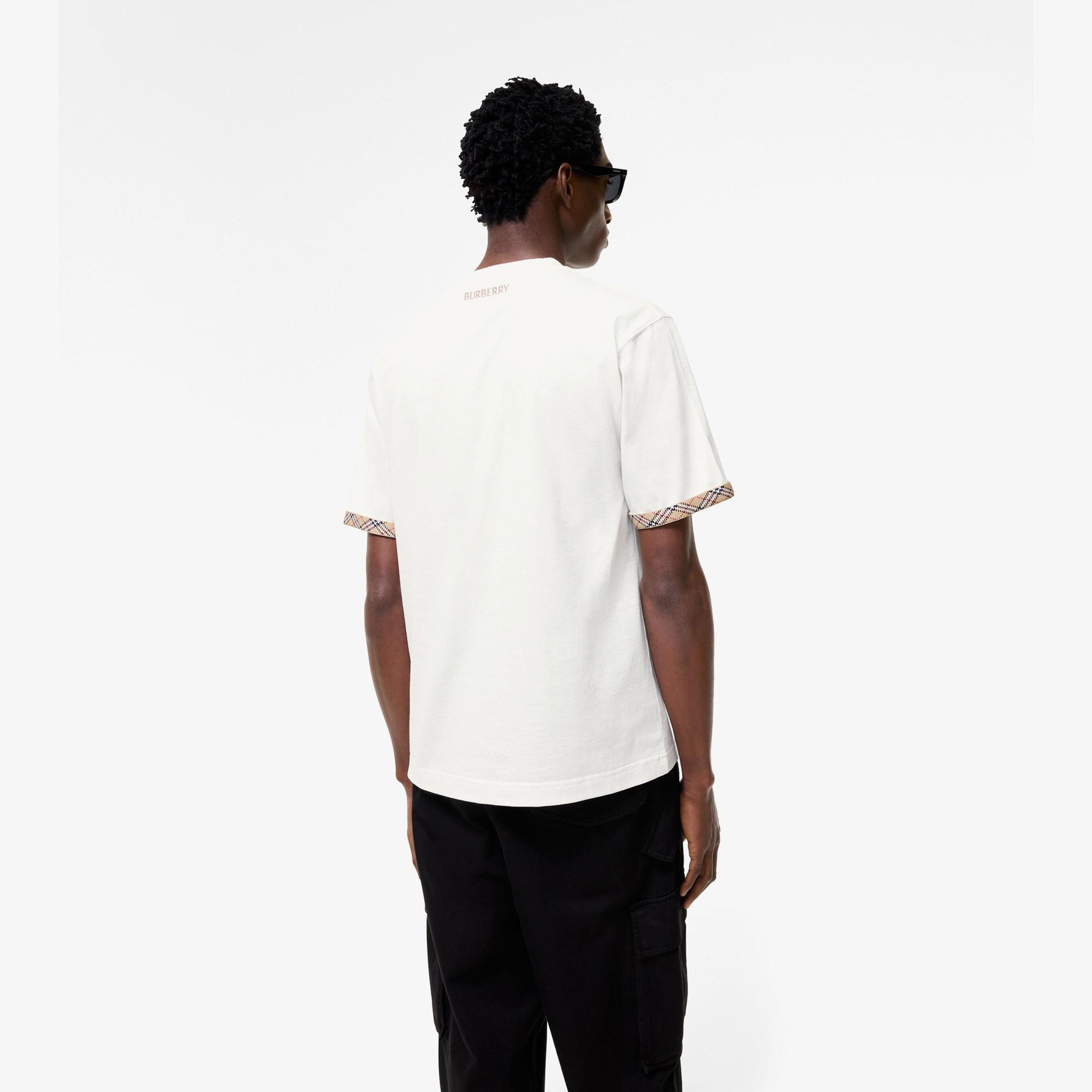 Burberry Erkek Beyaz T-Shirt