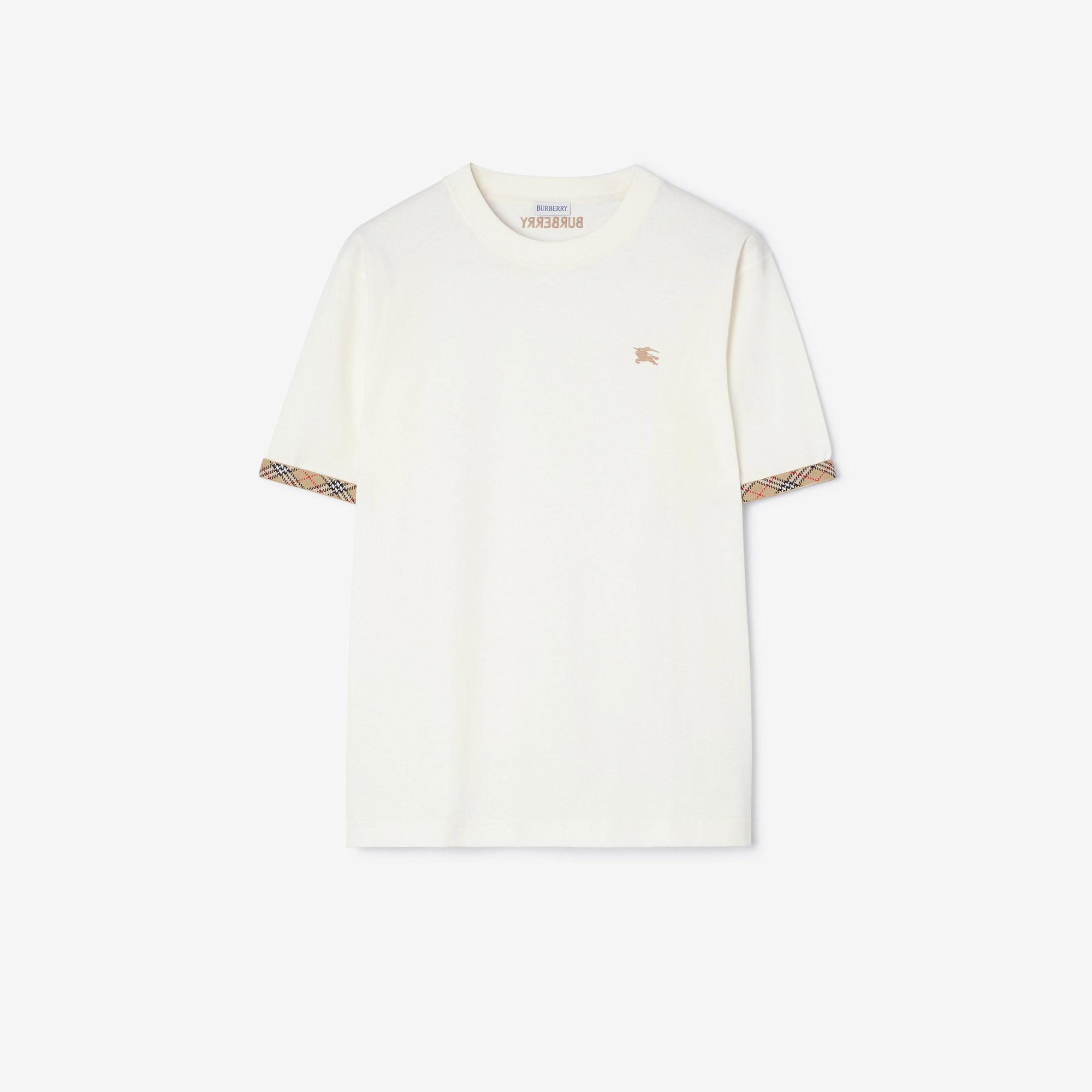 Burberry Erkek Beyaz T-Shirt