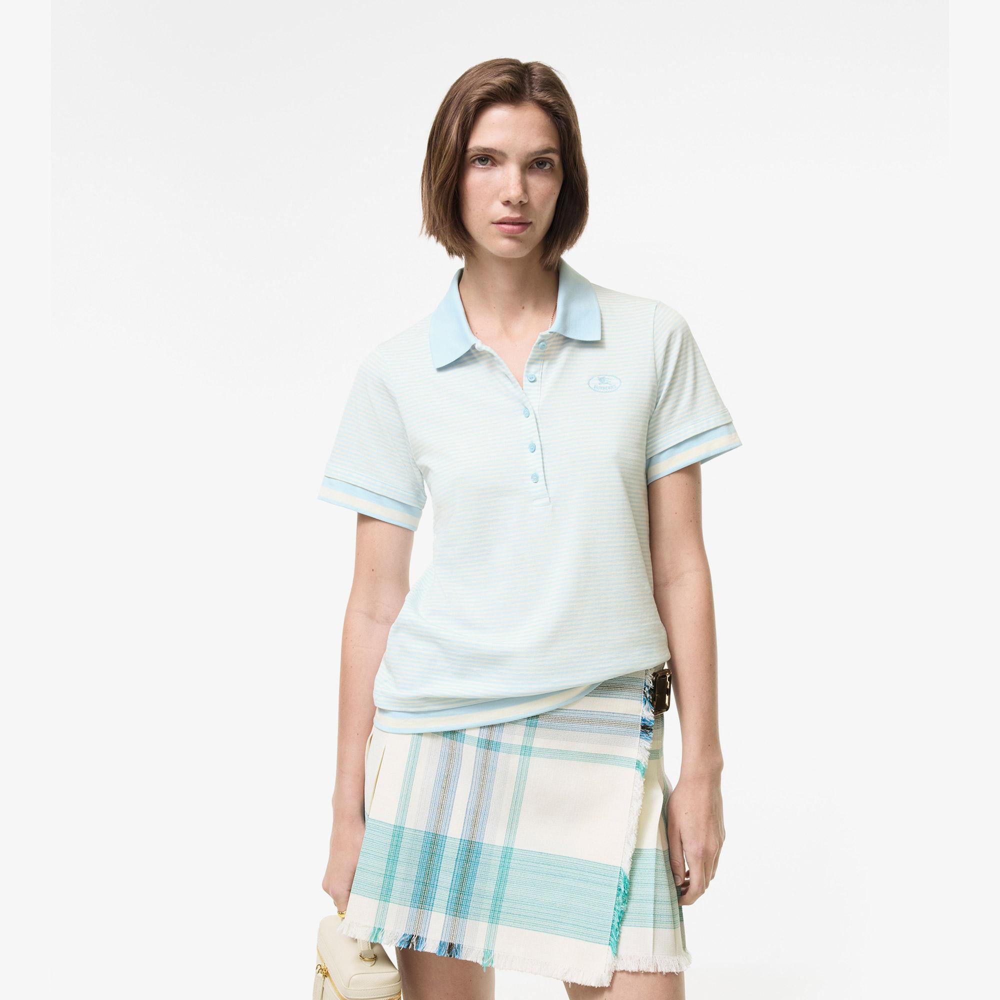 Burberry Kadın Mavi Polo