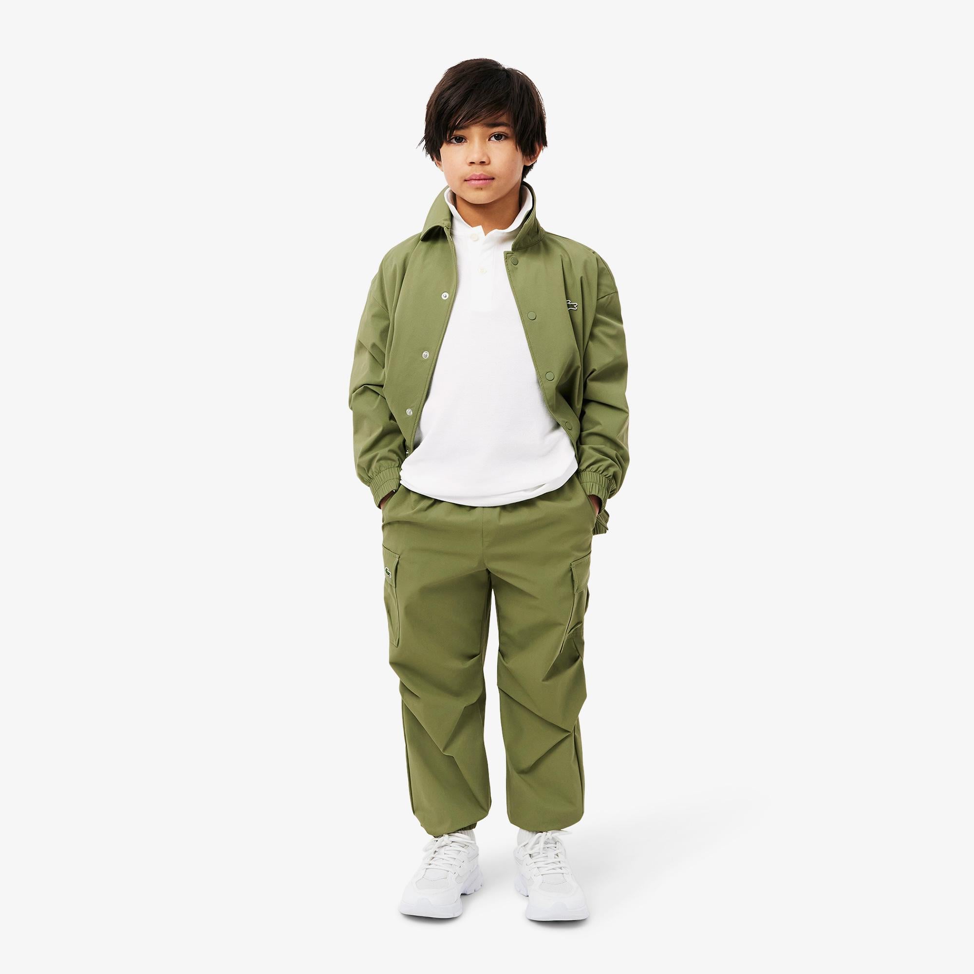 Lacoste Erkek Çocuk Regular Fit Uzun Kollu Beyaz Polo