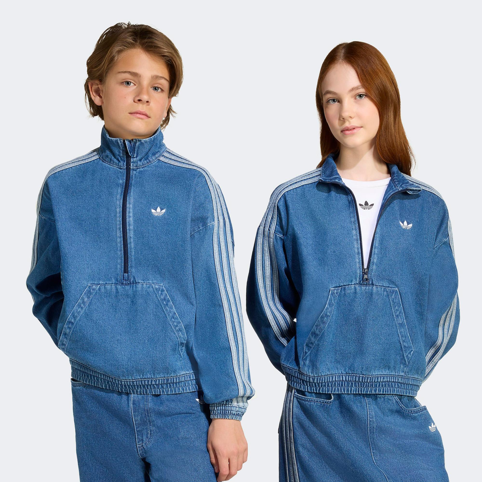 adidas Jacket Çocuk Mavi Ceket